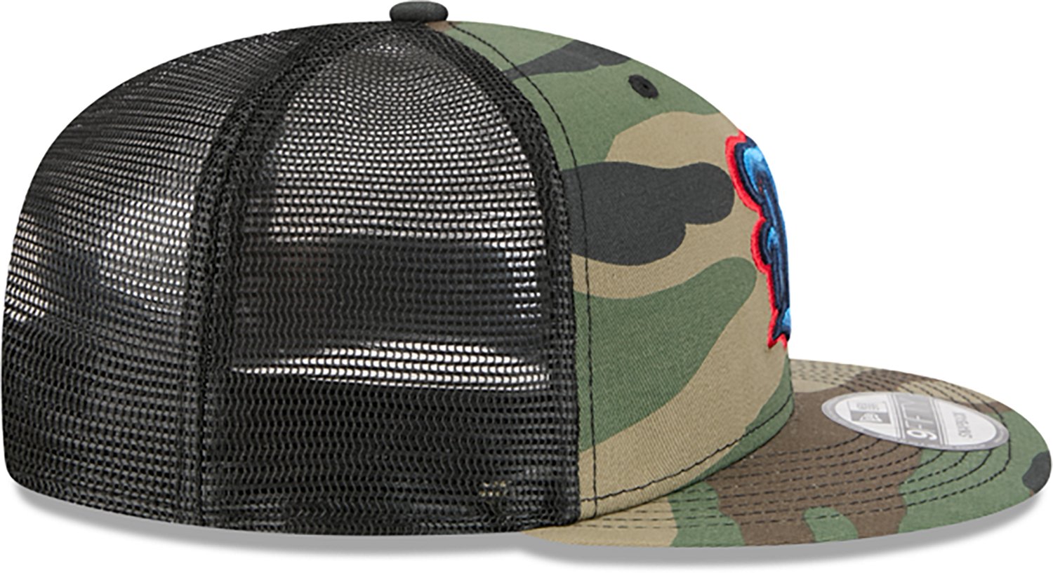 New Era Men's Houston Texans EG OTC Camo Trucker 9FIFTY Cap  - view number 3