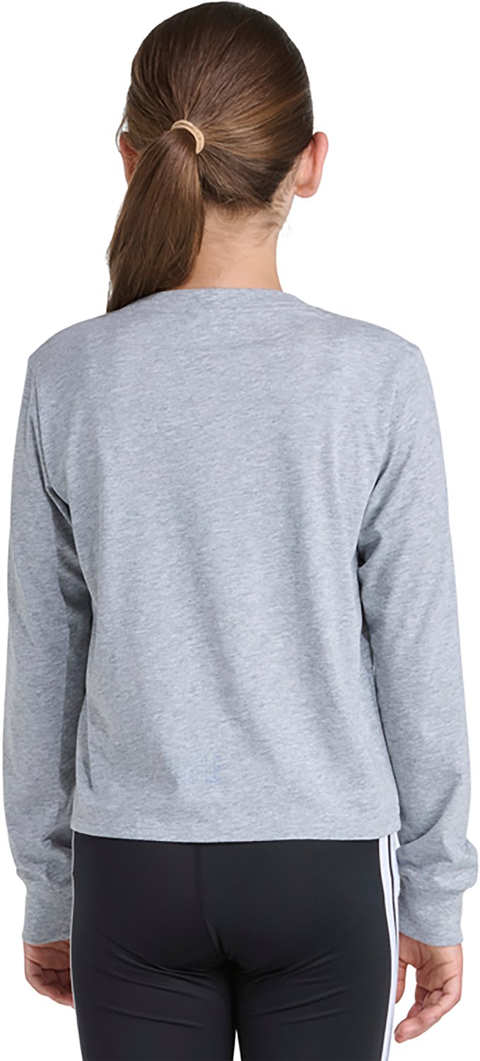 adidas Girls' Adi Christmas Lights Long Sleeve Graphic T-shirt - view number 2