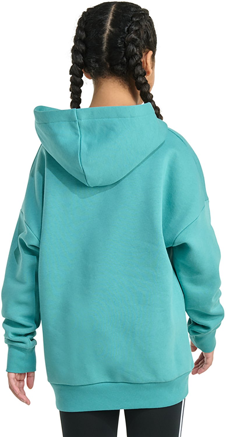adidas Girls' Embroidered Linear Hooded Pullover - view number 2