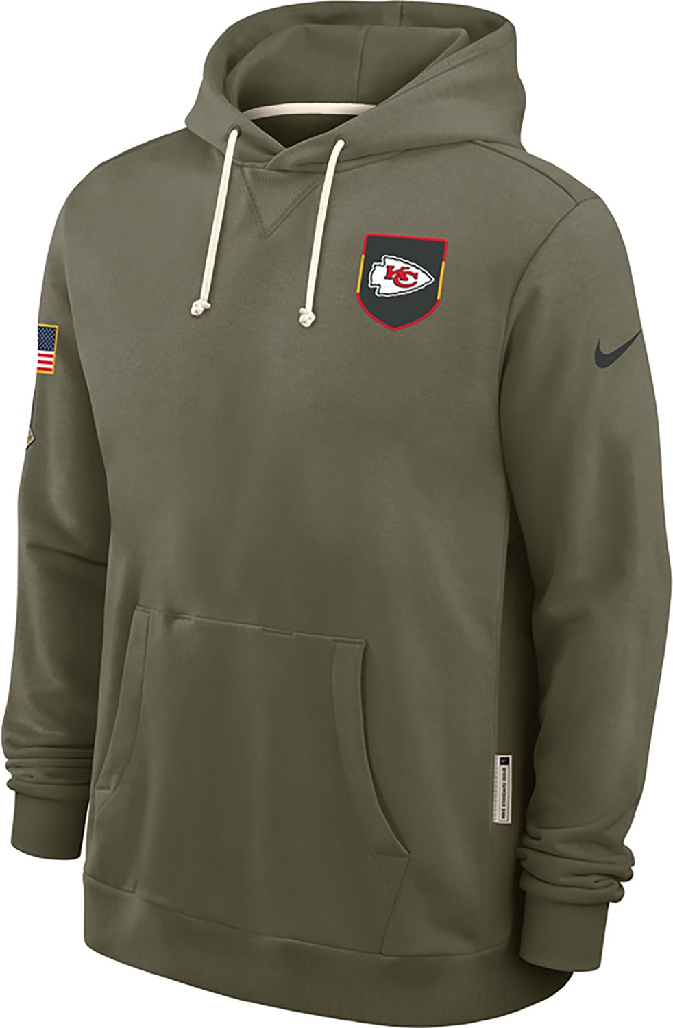 Nike Men's Chiefs Salute to Service Dri-FIT Sideline Long Sleeve Hoodie - view number 2
