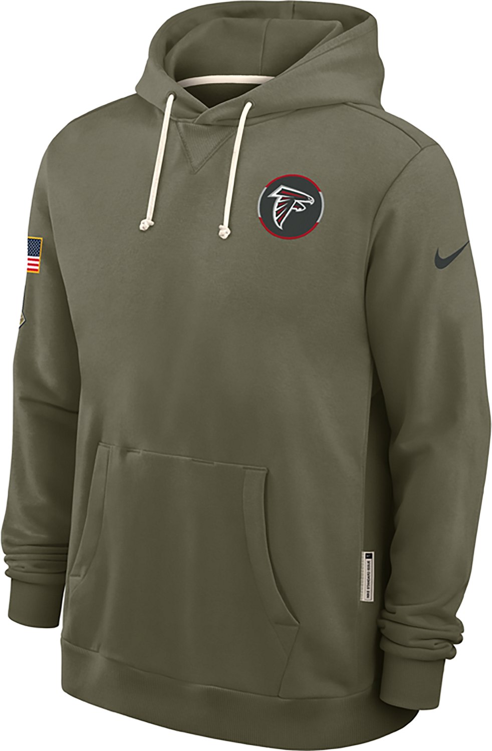 Nike Men's Falcons Salute to Service Dri-FIT Sideline Long Sleeve Hoodie - view number 2