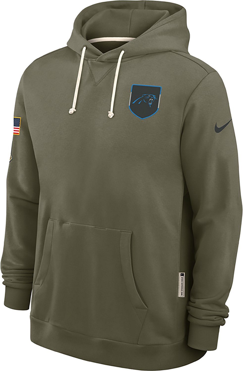 Nike Men's Panthers Salute to Service Dri-FIT Sideline Long Sleeve Hoodie - view number 2