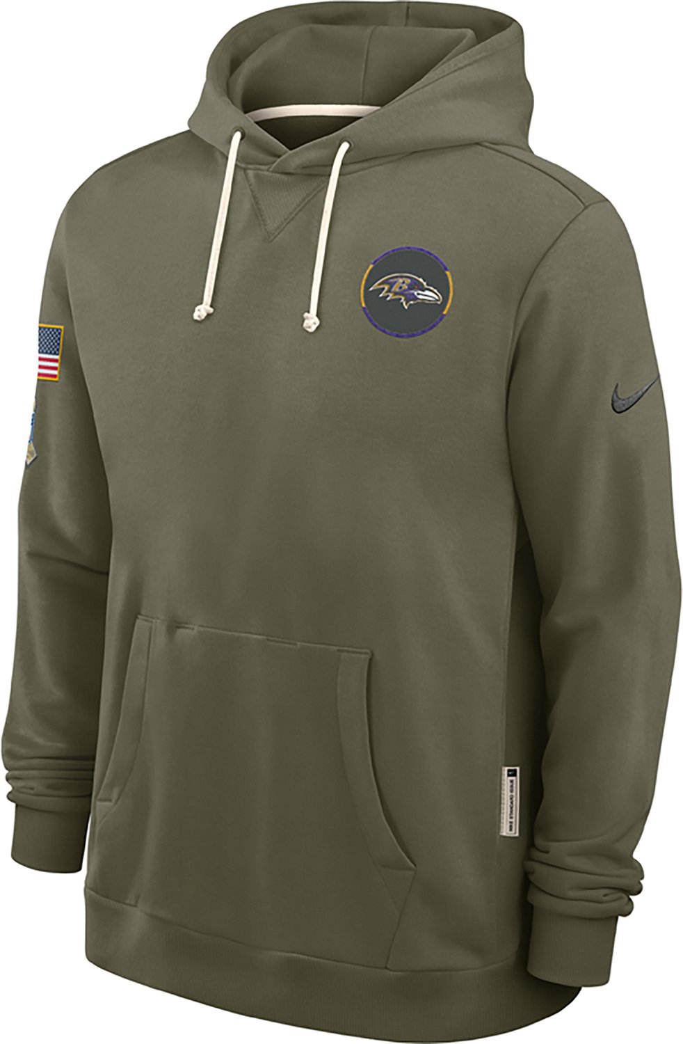 Nike Men's Ravens Salute to Service Dri-FIT Sideline Long Sleeve Hoodie - view number 2