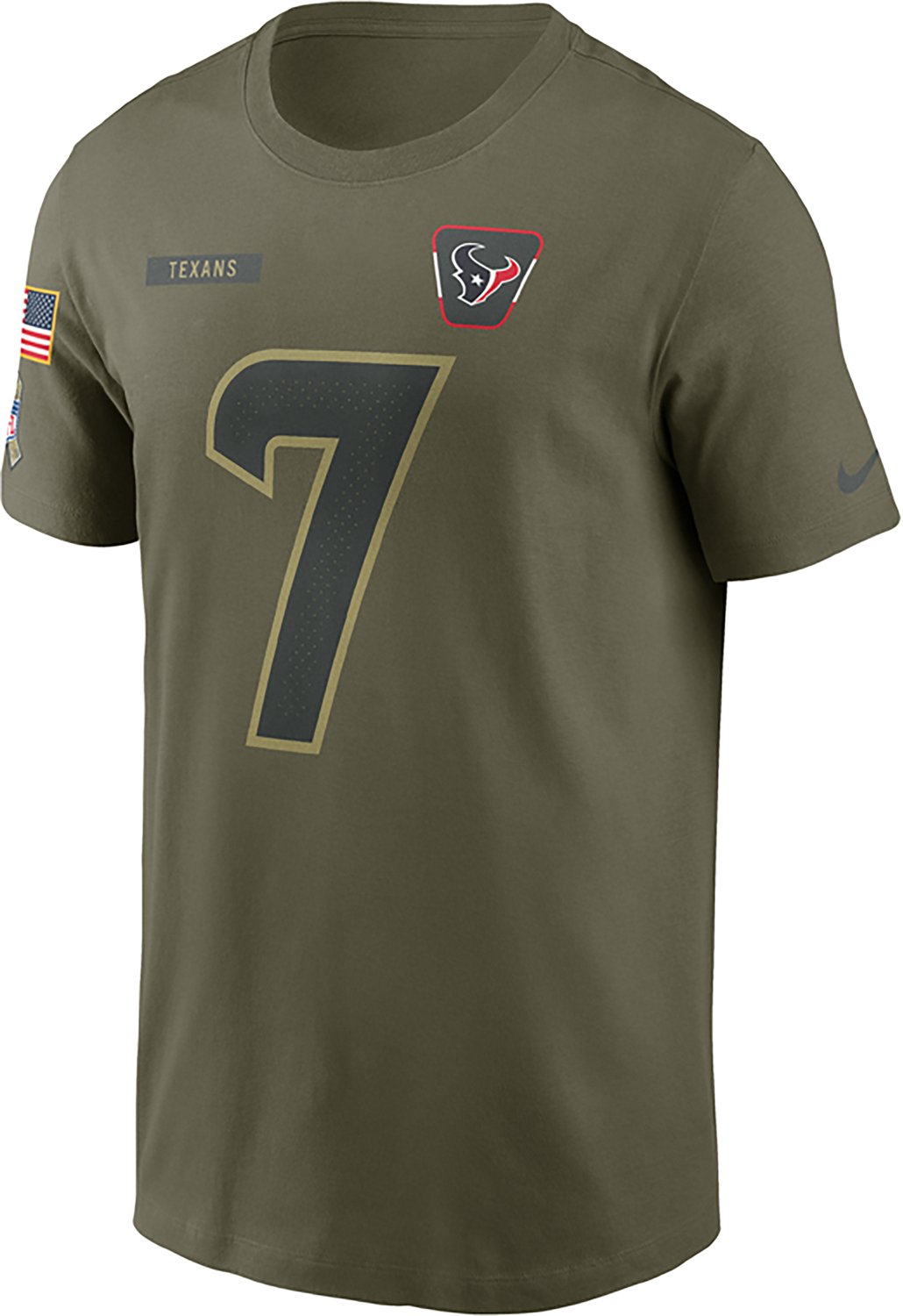 Nike Men's Texans Salute to Service C.J. Stroud Player Name & Number T-shirt - view number 2
