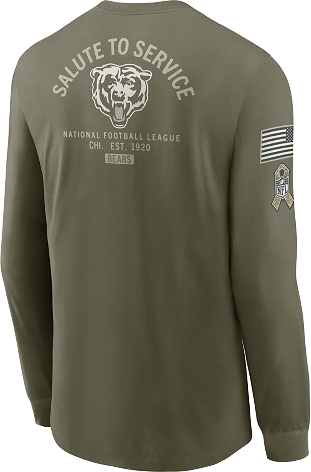 Nike Men's Bears Salute to Service Long Sleeve T-shirt - view number 3
