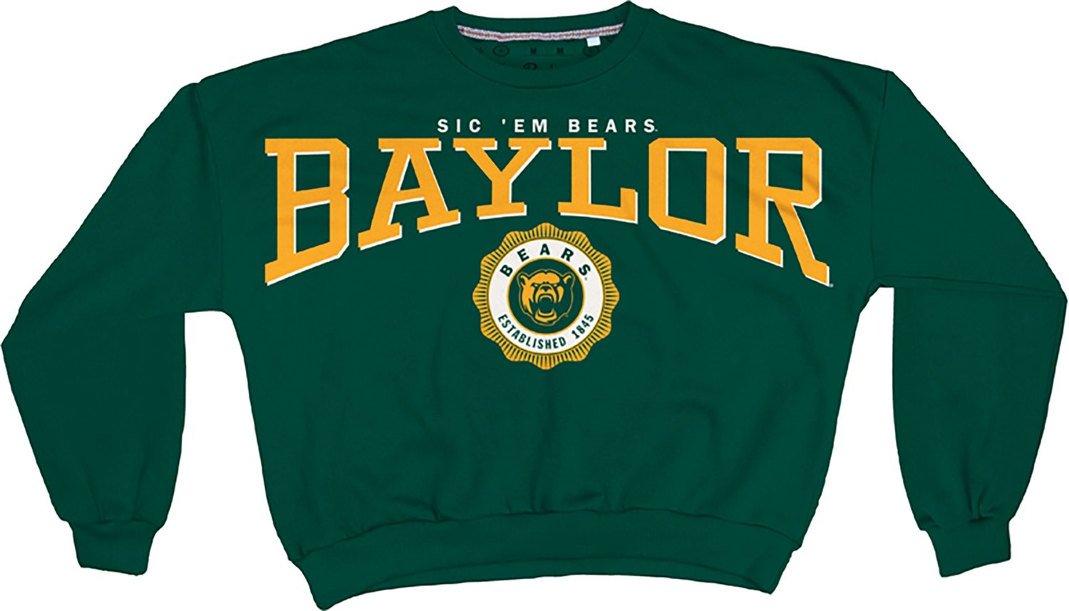Pressbox Women's Baylor Parthenon Janise Oversize Crew Sweatshirt