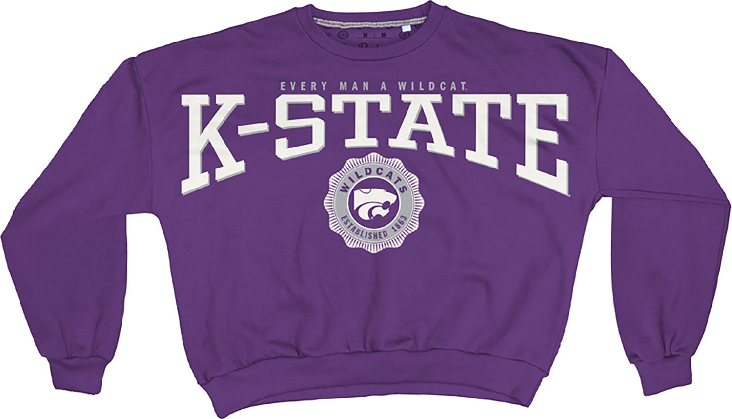Pressbox Women's Kansas State Parthenon Janise Oversize Crew Sweatshirt - view number 1