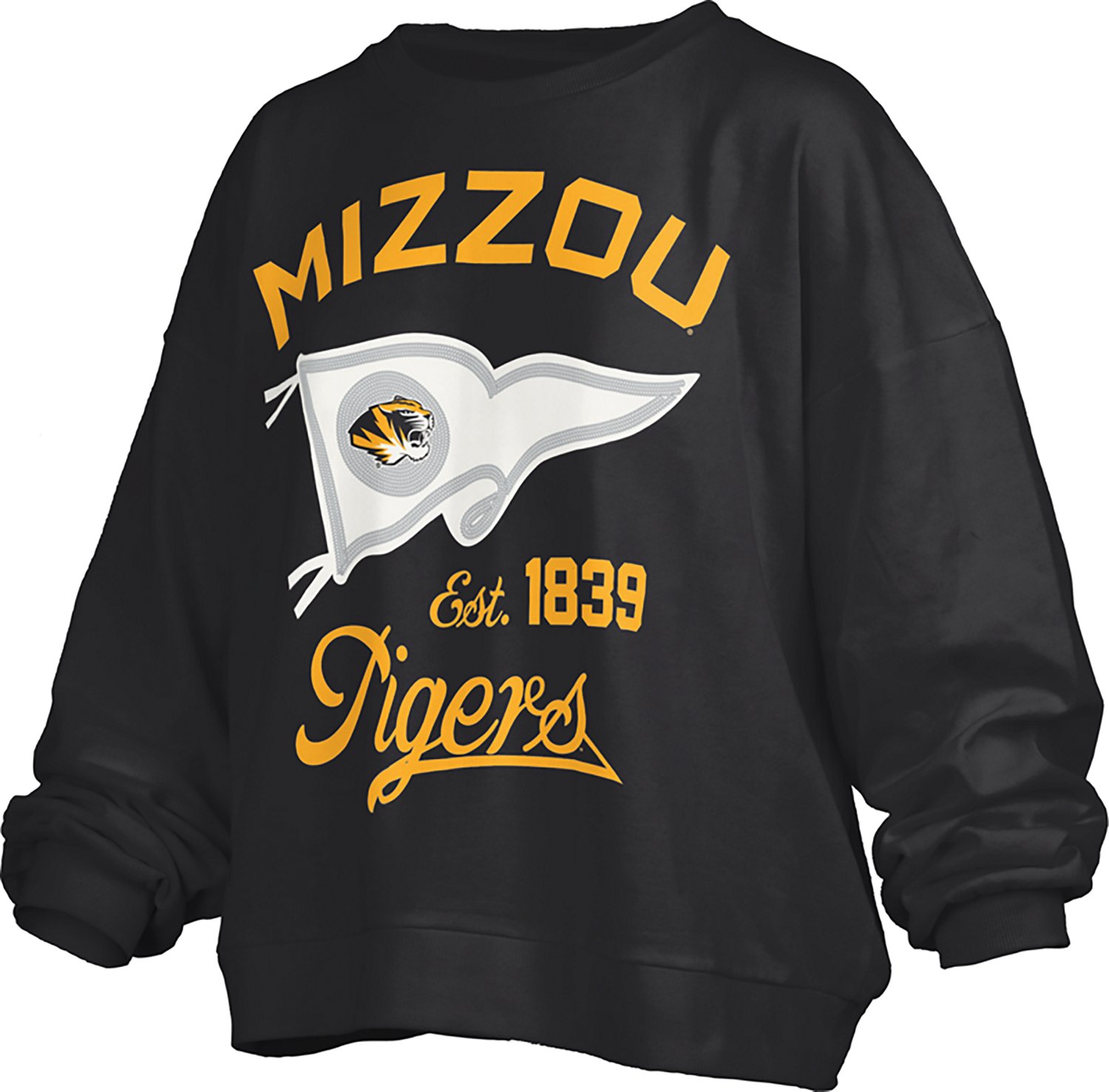 Pressbox Women's Missouri Old Standard Puff Janise Oversize Crew Sweatshirt