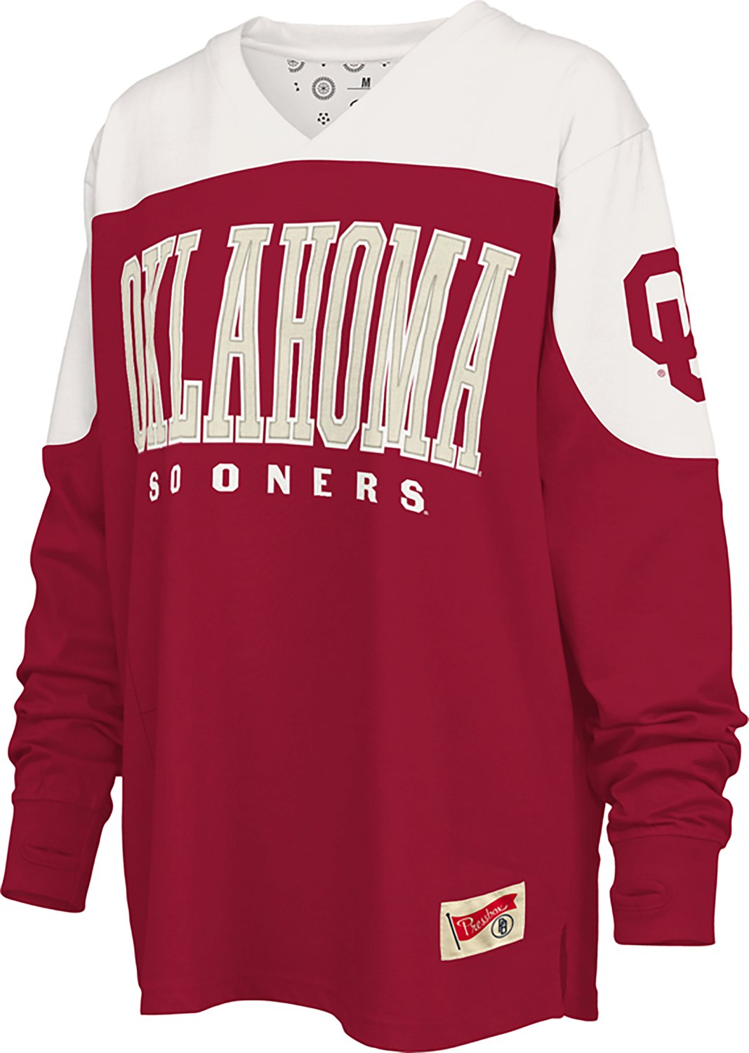 Pressbox Women's Oklahoma Southlawn Victory Long Sleeve Top