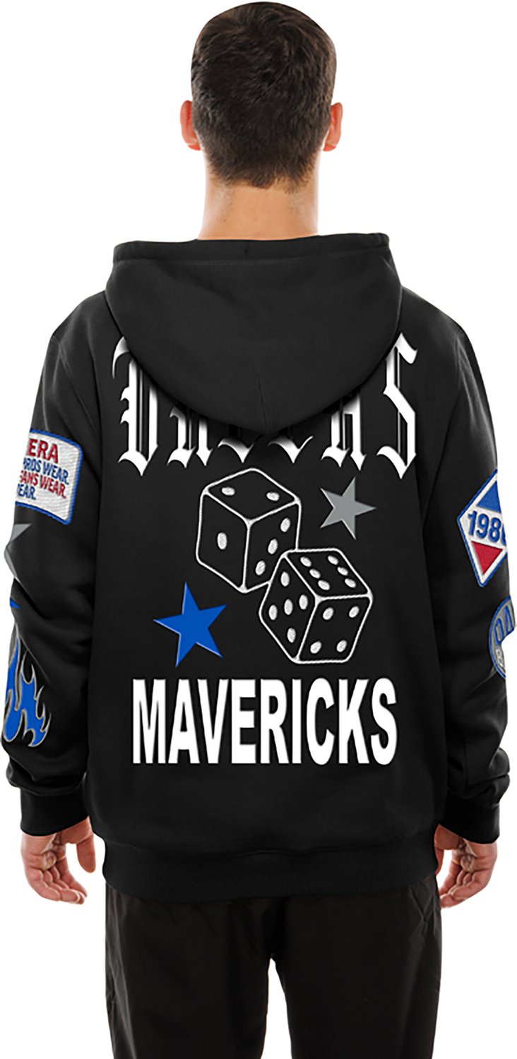 New Era Men's Mavericks Oversized Side Zip Pullover Hoodie - view number 2