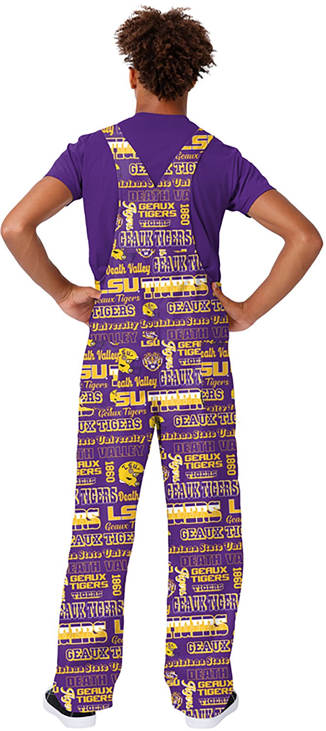 FOCO Men's LSU Tigers Repeat Overalls - view number 2