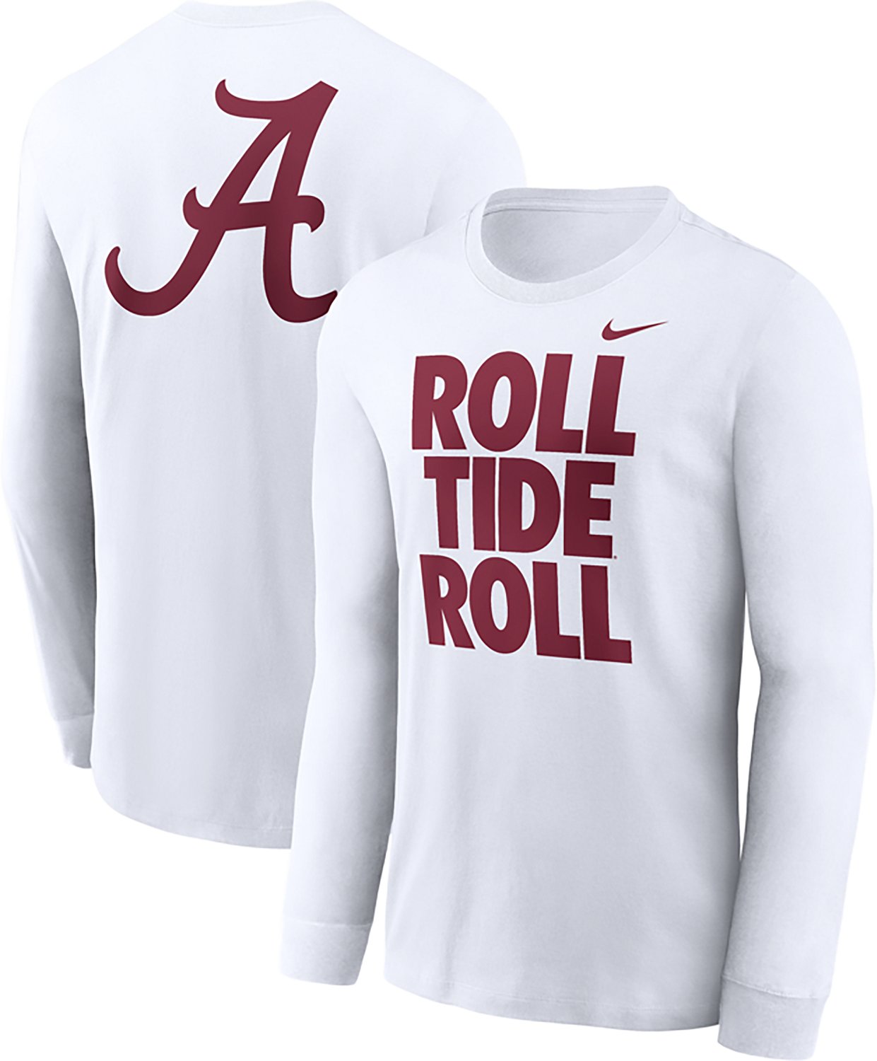 Nike Men's Alabama Slogan Double Sided Long Sleeve T-shirt - view number 3