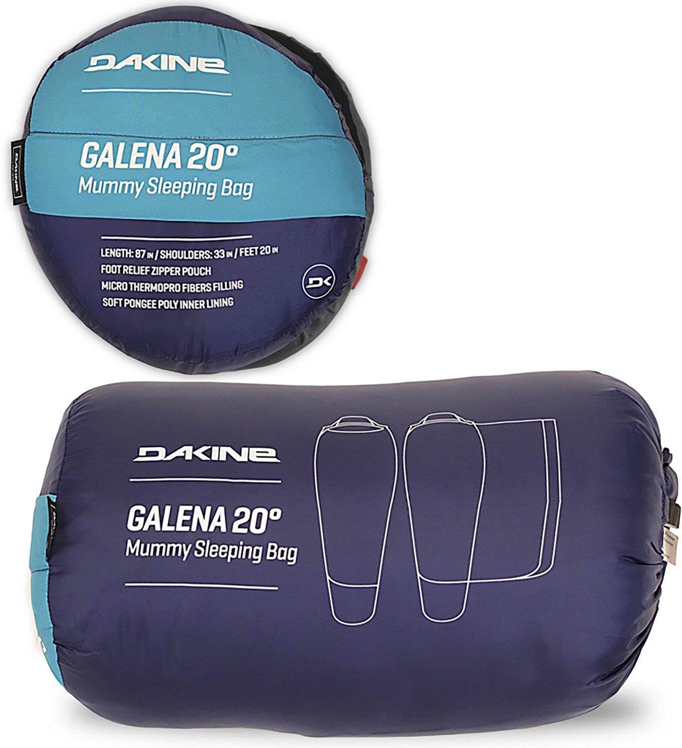 Dakine Galena 20 Series 15-30°F Mummy Sleeping Bag - view number 5