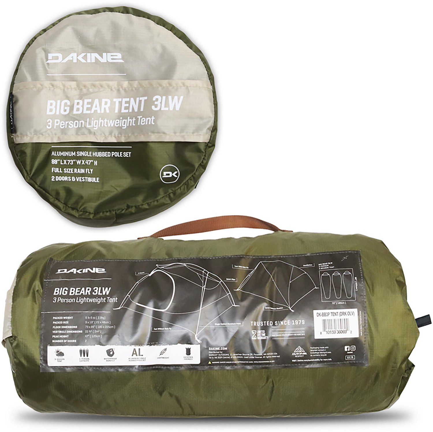 Dakine Big Bear 3-Person Tent - view number 6