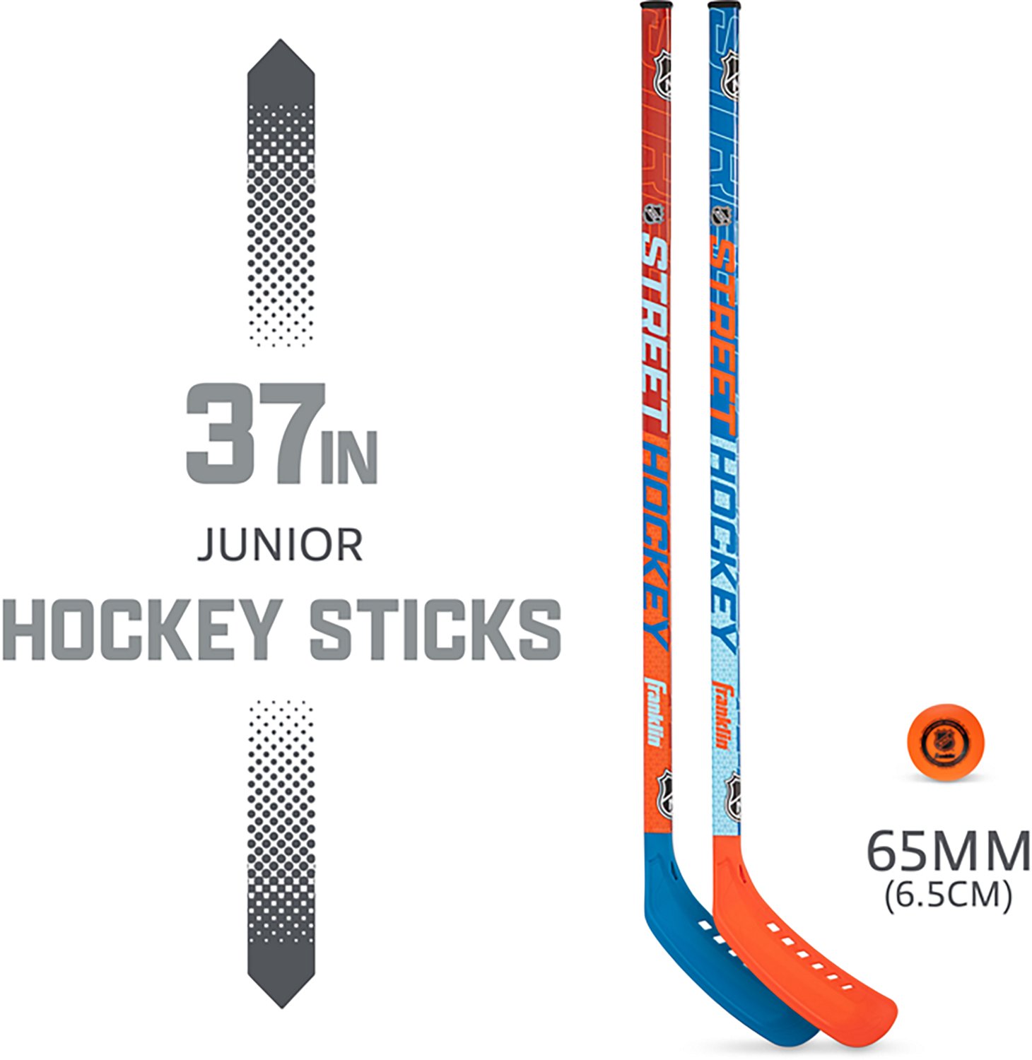 Franklin Sports NHL Future Champs Kids' 2 Player Street Hockey Sticks Set - view number 3