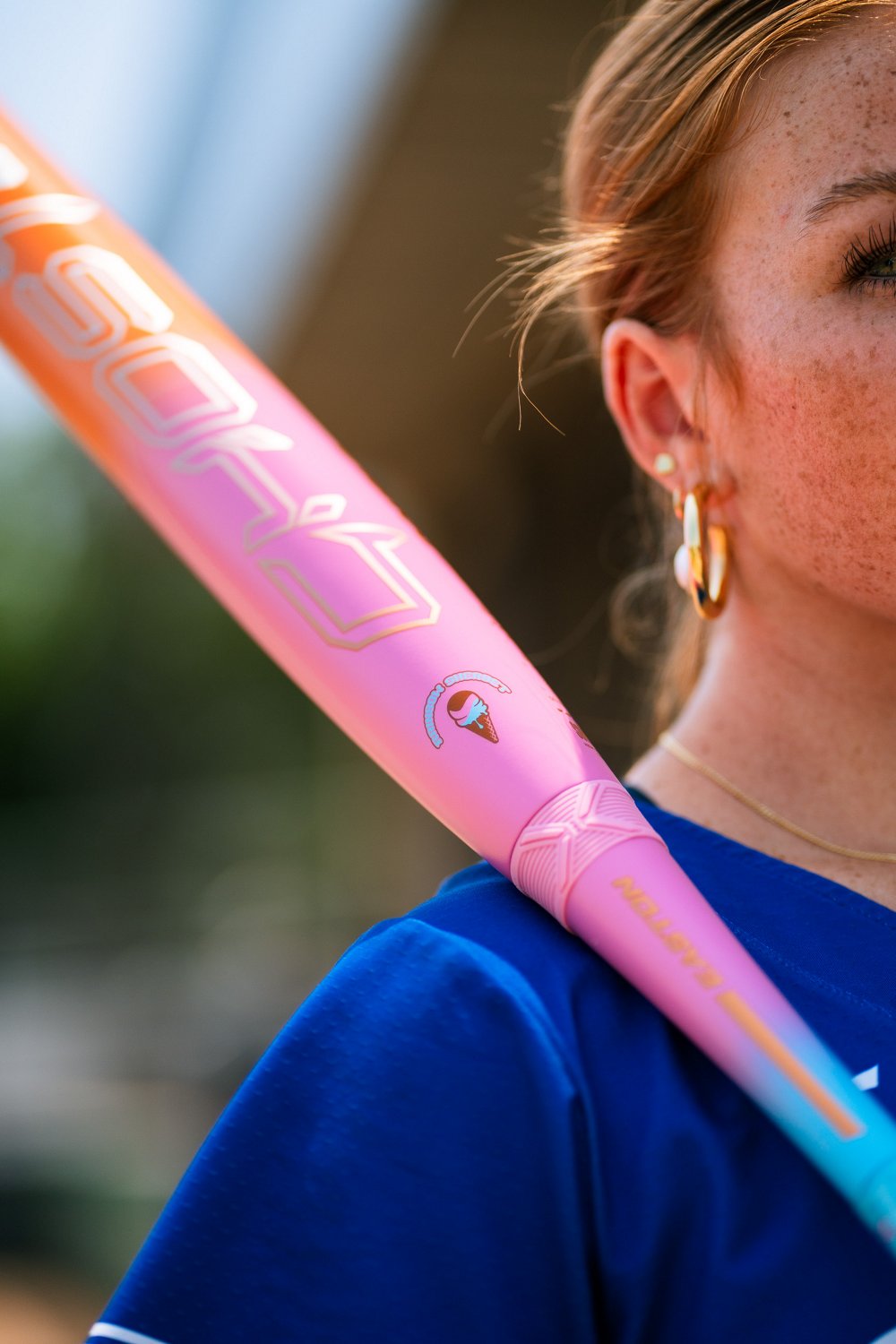 EASTON Ghost OG Rainbow Sherbet Fastpitch Softball Bat -10 - view number 4