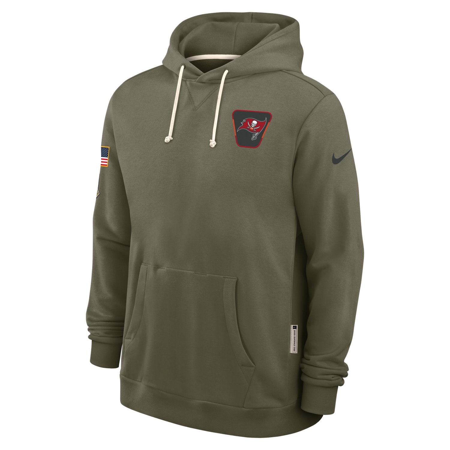 Nike Men's Buccaneers Salute to Service Dri-FIT Sideline Long Sleeve Hoodie - view number 2