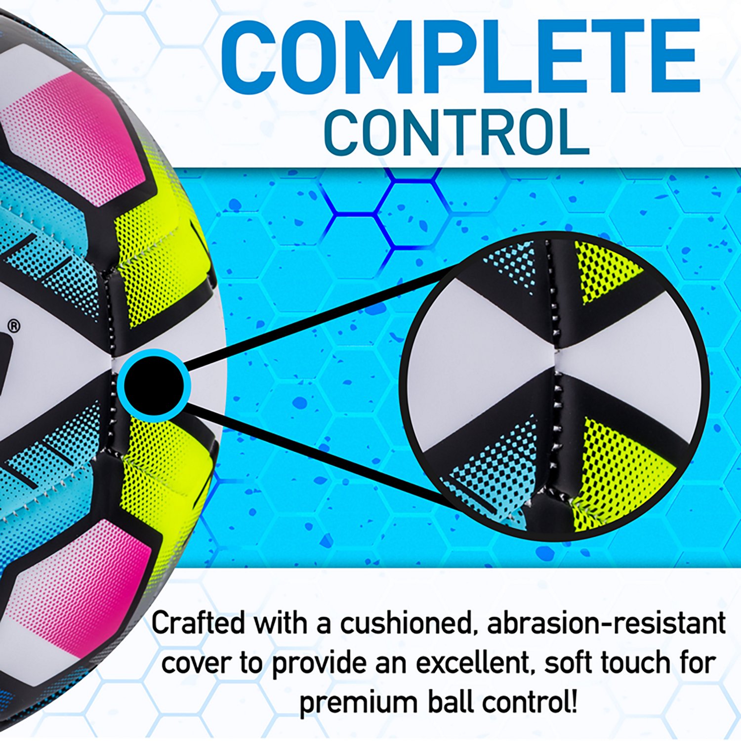 Franklin Sports Futsal Youth Indoor Soccer Ball 6-Pack - view number 4