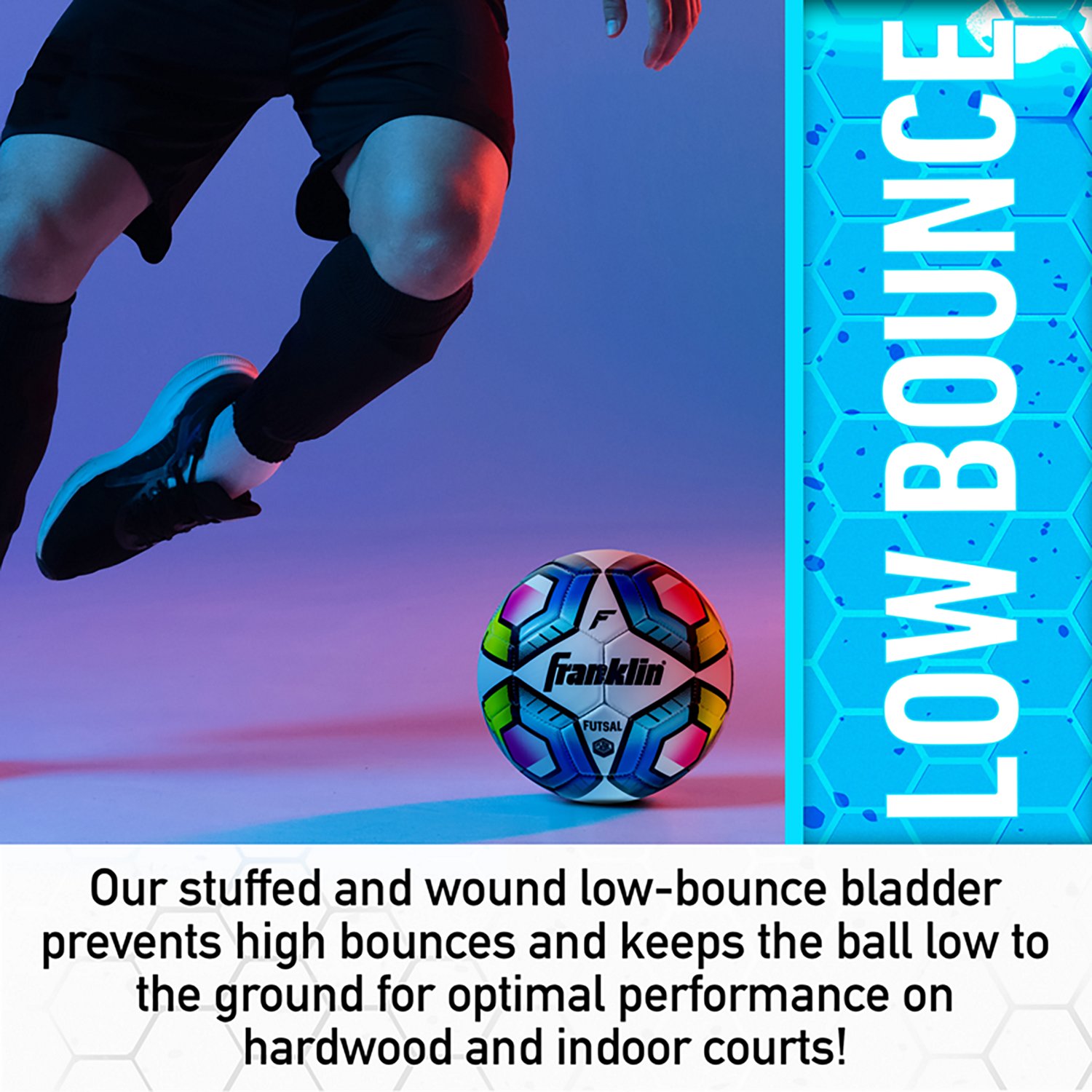 Franklin Sports Futsal Youth Indoor Soccer Ball 6-Pack - view number 5