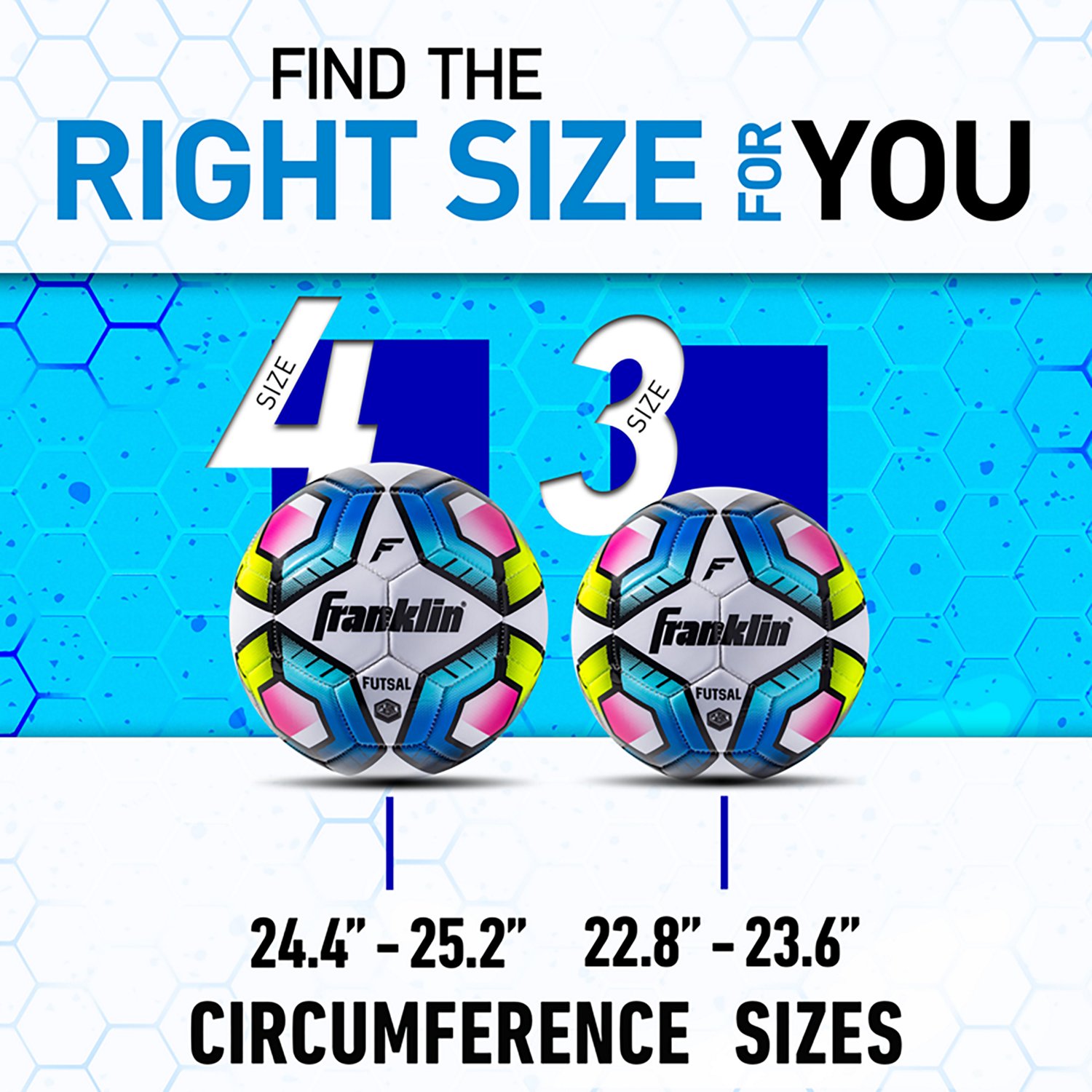 Franklin Sports Official Futsal Youth Soccer Ball - view number 7