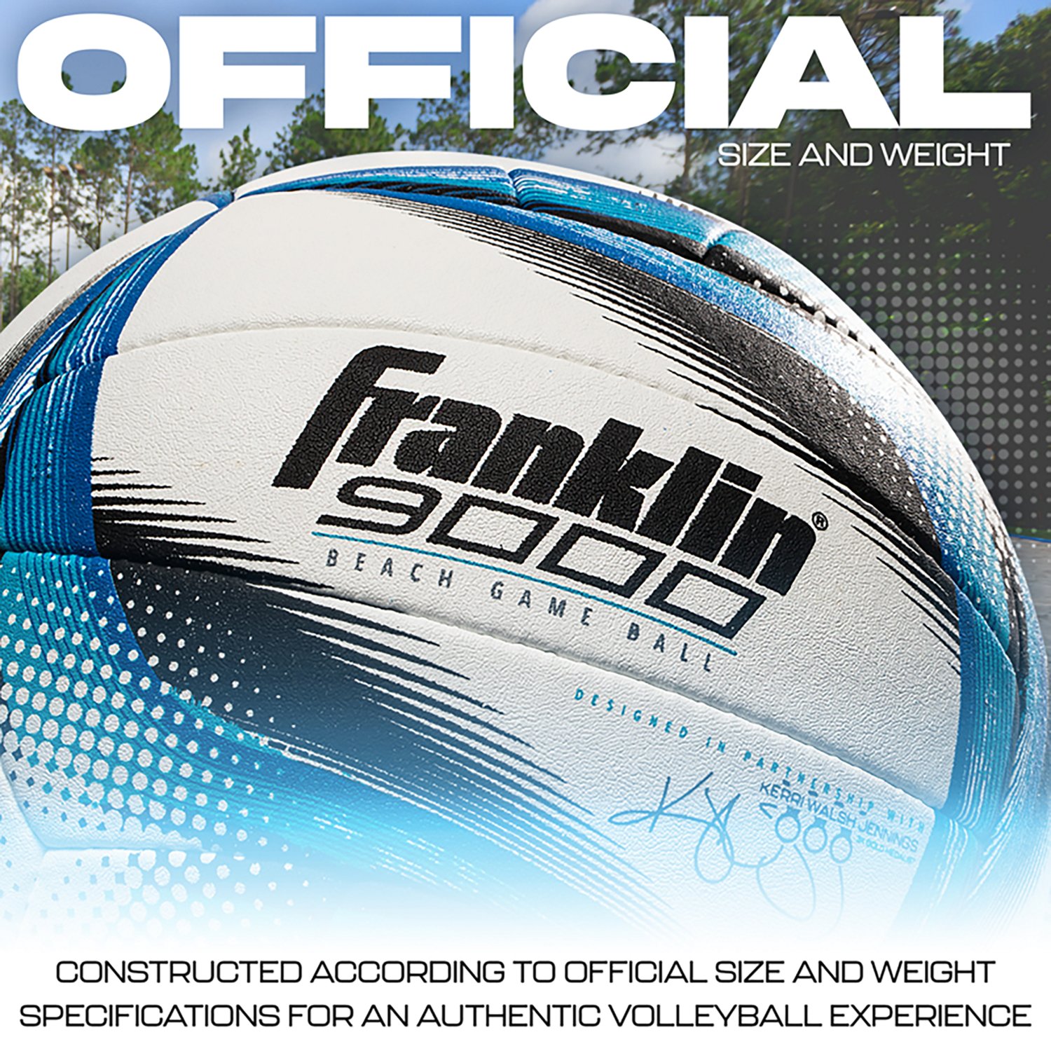 Franklin Sports Pro Beach 9000 Volleyball - view number 2