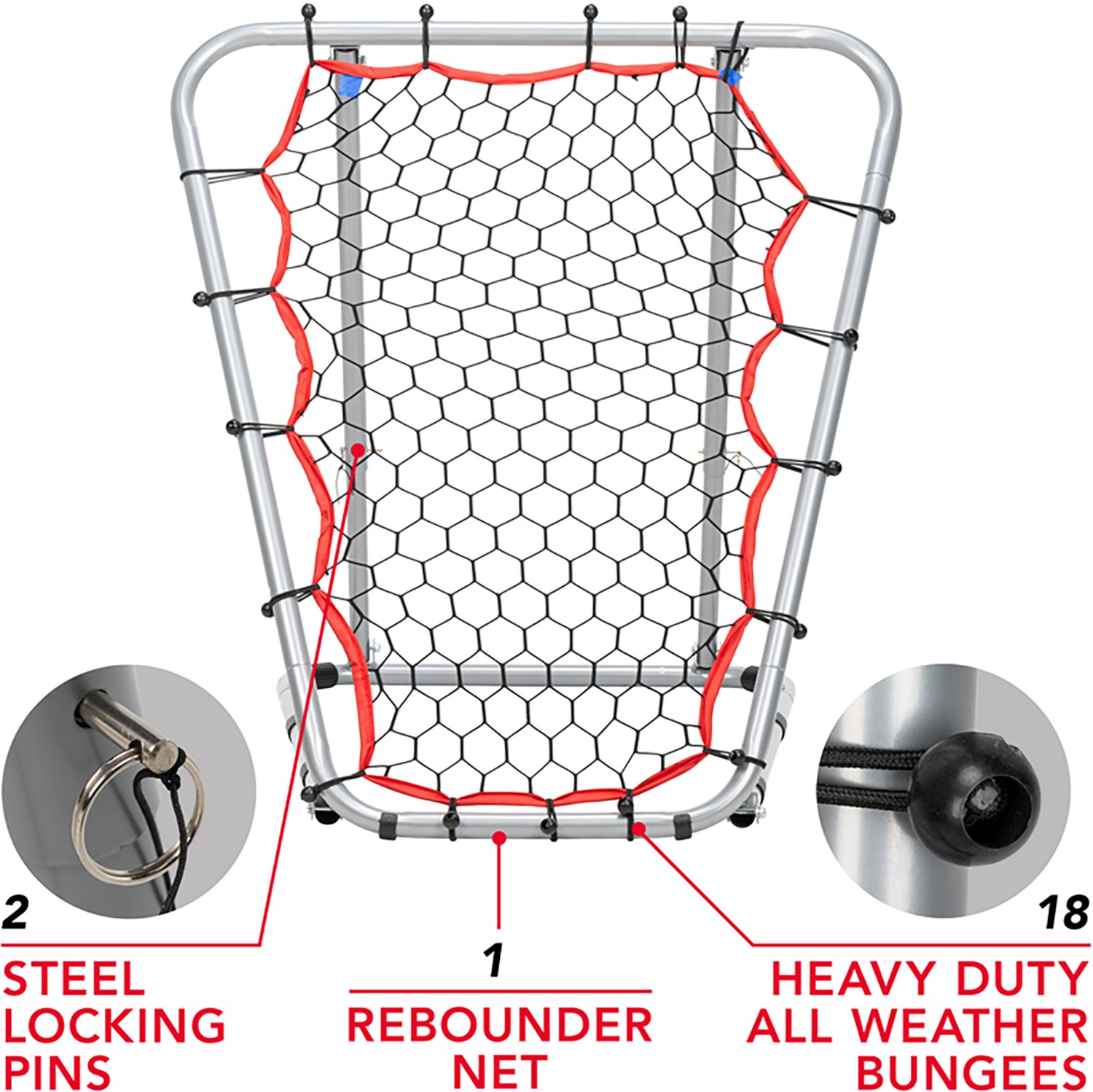 Franklin Sports Basketball Pass Back Rebounder Net - view number 2