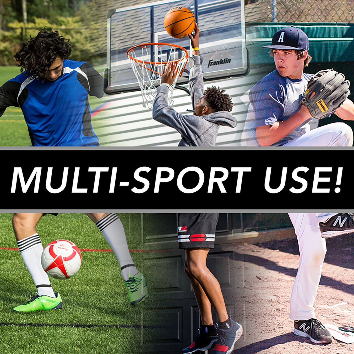 Franklin Sports Basketball Pass Back Rebounder Net - view number 8