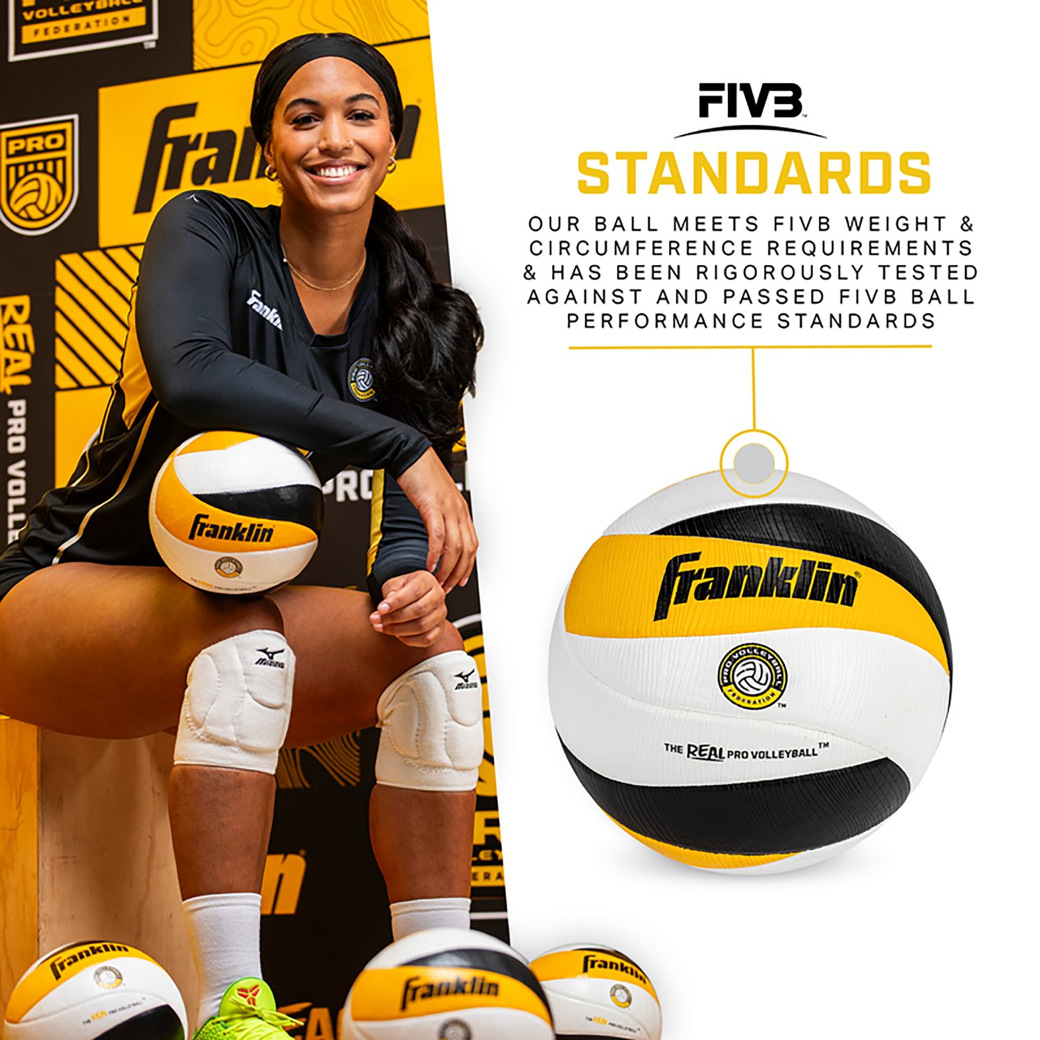 Franklin Sports PVF REAL Pro Indoor Volleyball - view number 3
