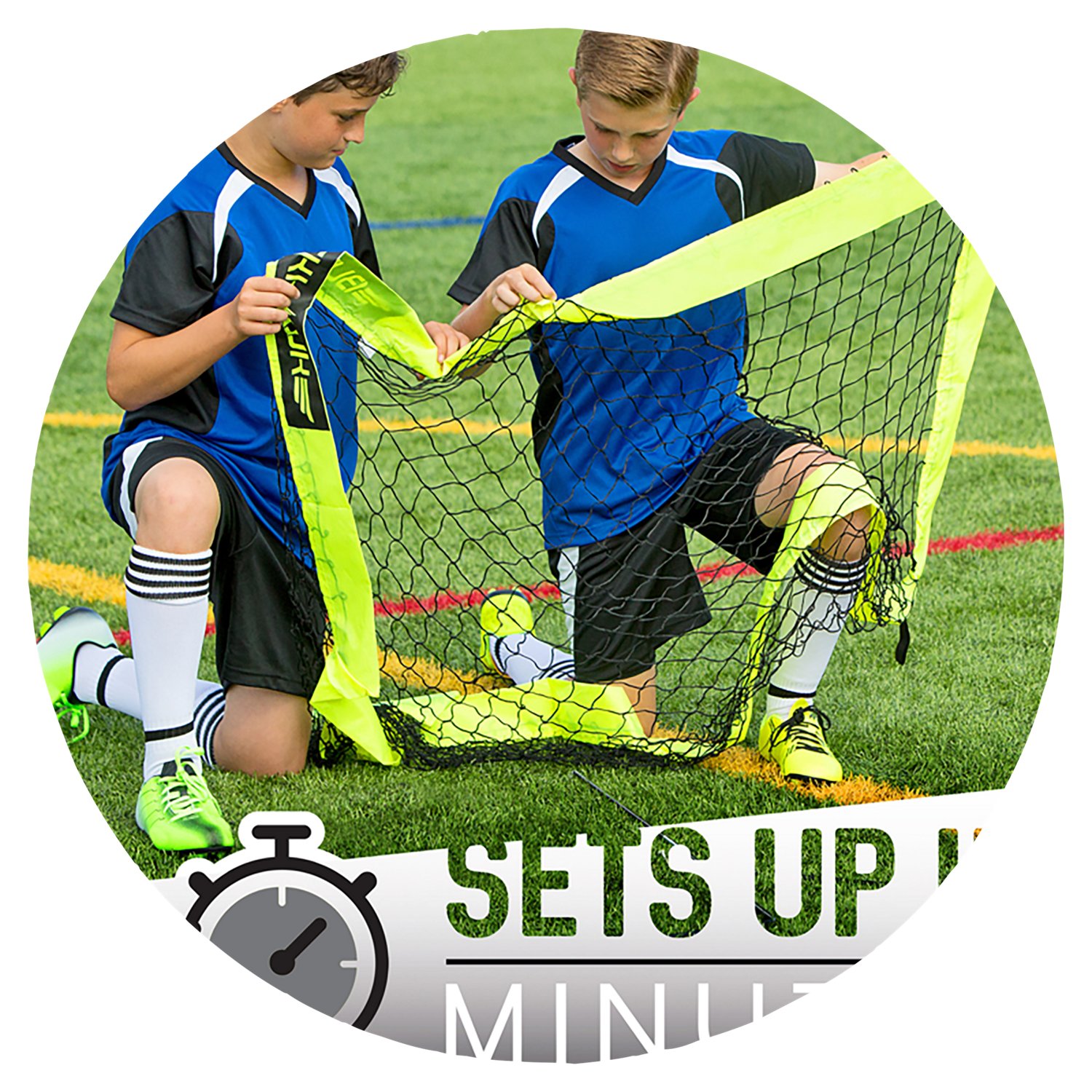 Franklin Sports Blackhawk Fiberglass Soccer Goal - view number 4
