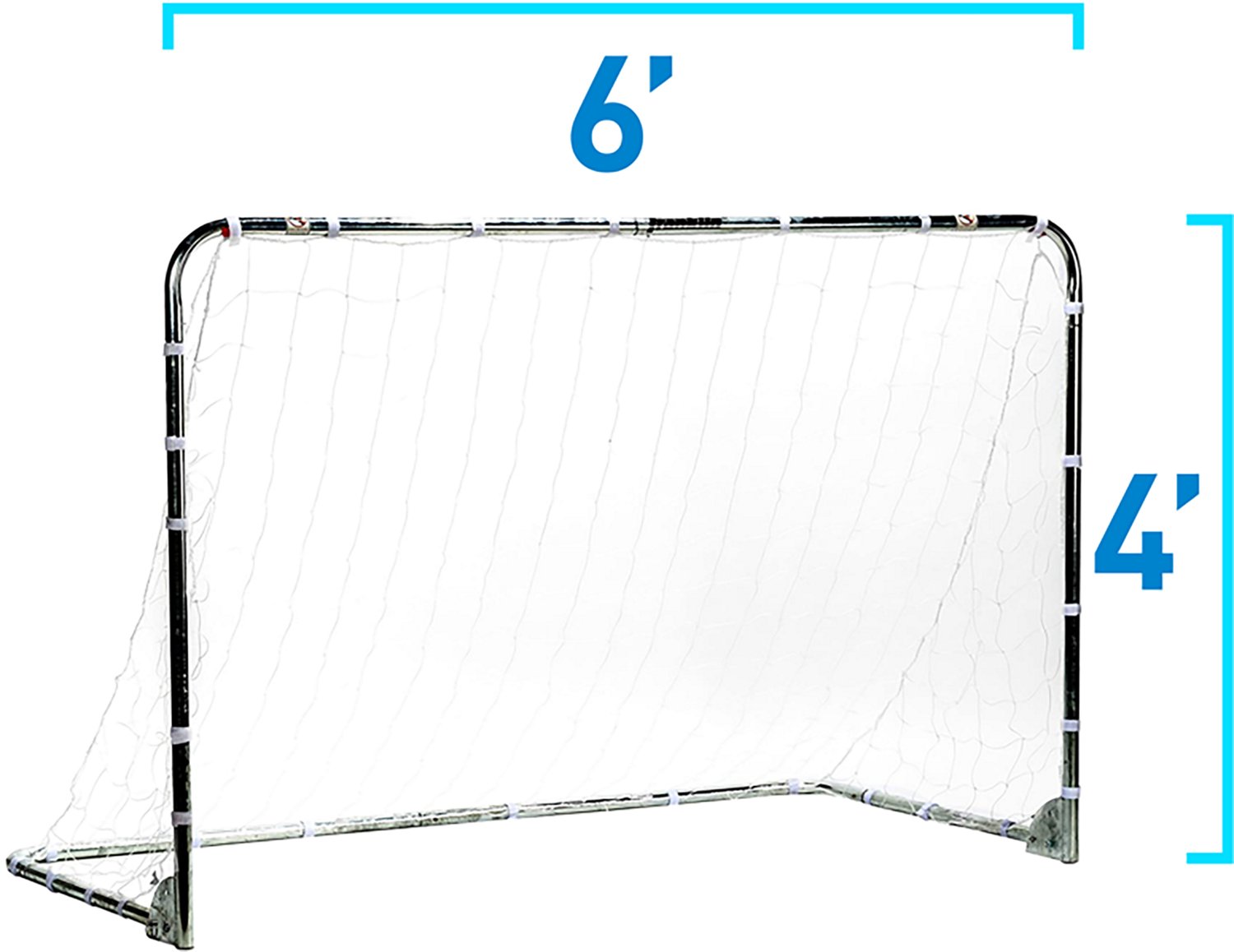 Franklin Sports Galvanized Steel 4' x 6' Folding Goal