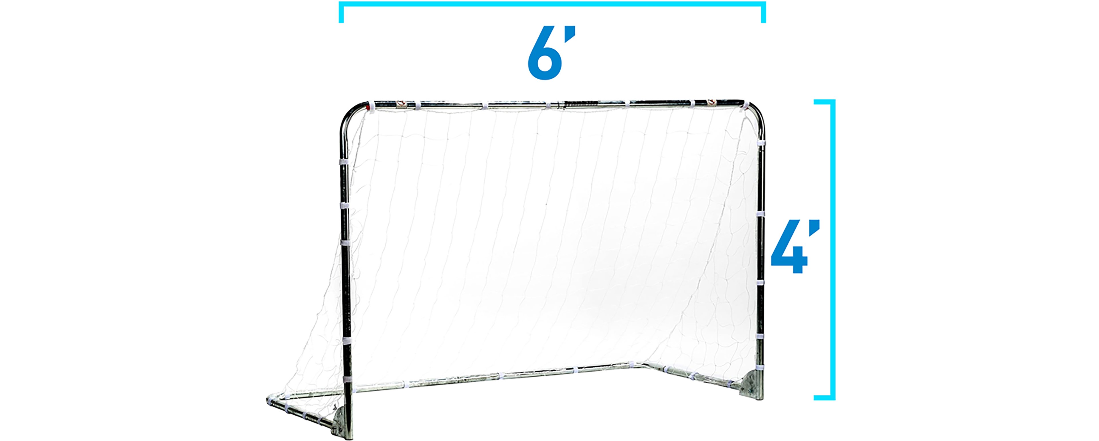 Franklin Sports Galvanized Steel 4' x 6' Folding Goal