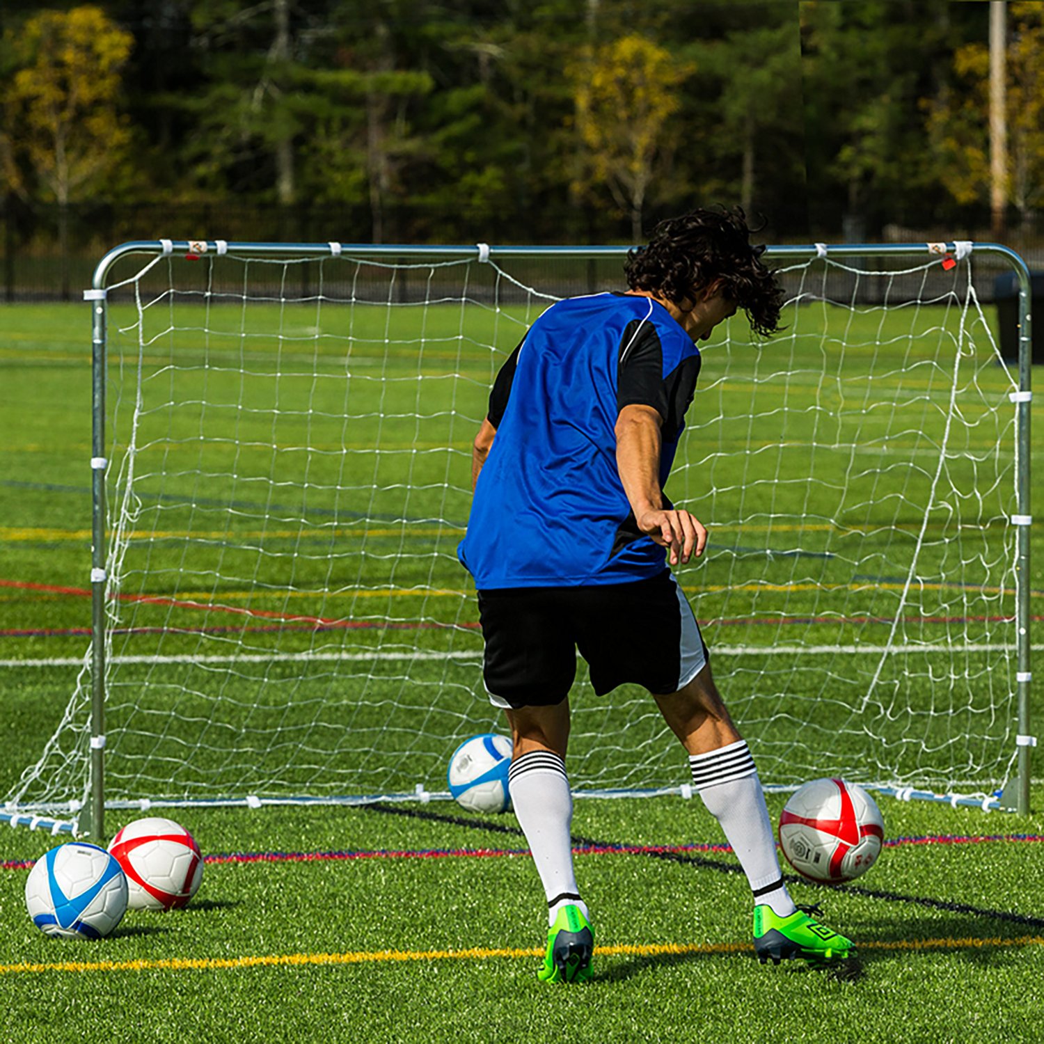 Franklin Sports Galvanized Steel 4' x 6' Folding Goal - view number 7