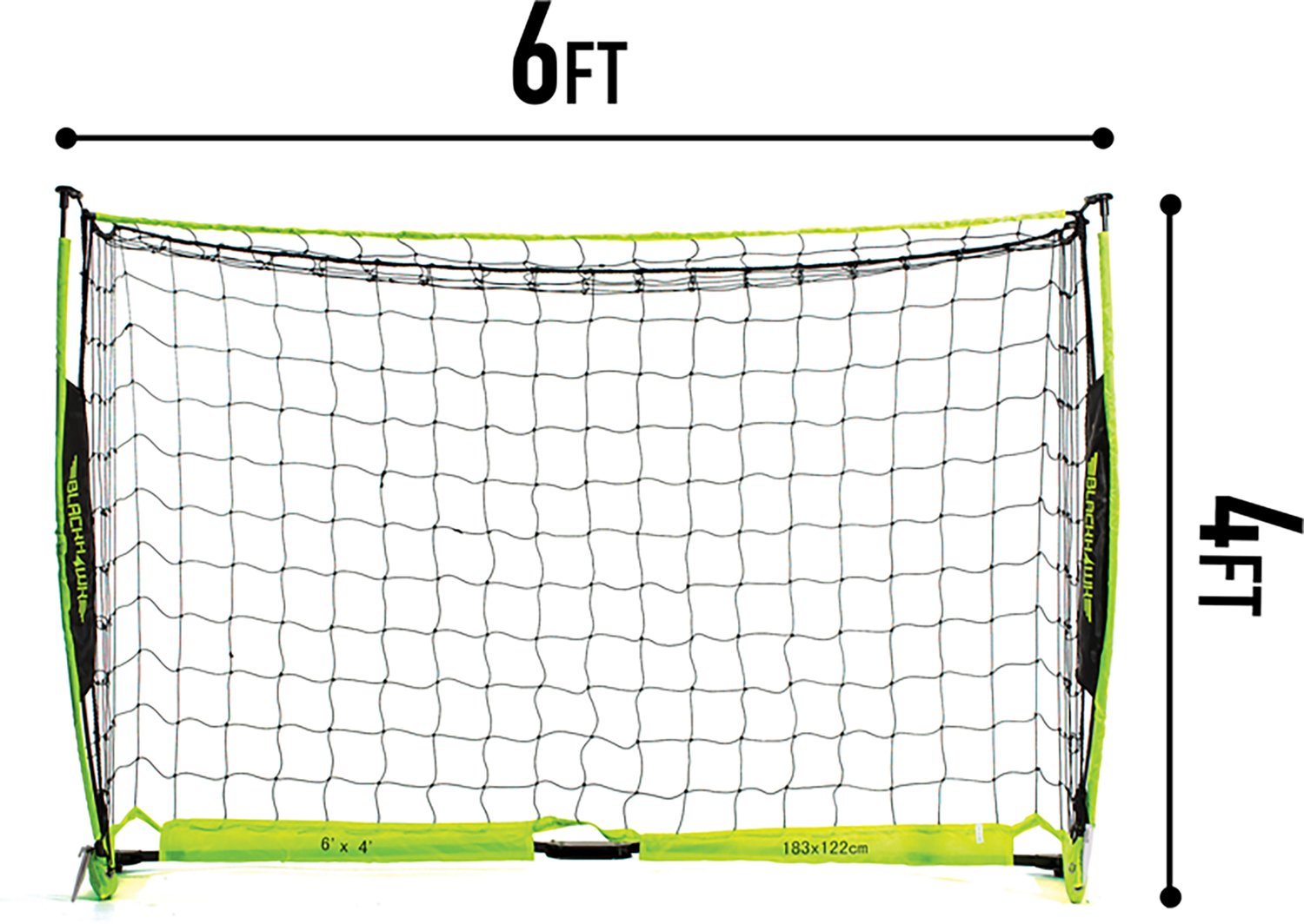 Franklin Sports Blackhawk Deluxe Flexpro Portable 6' x 4' Soccer Goal - view number 7