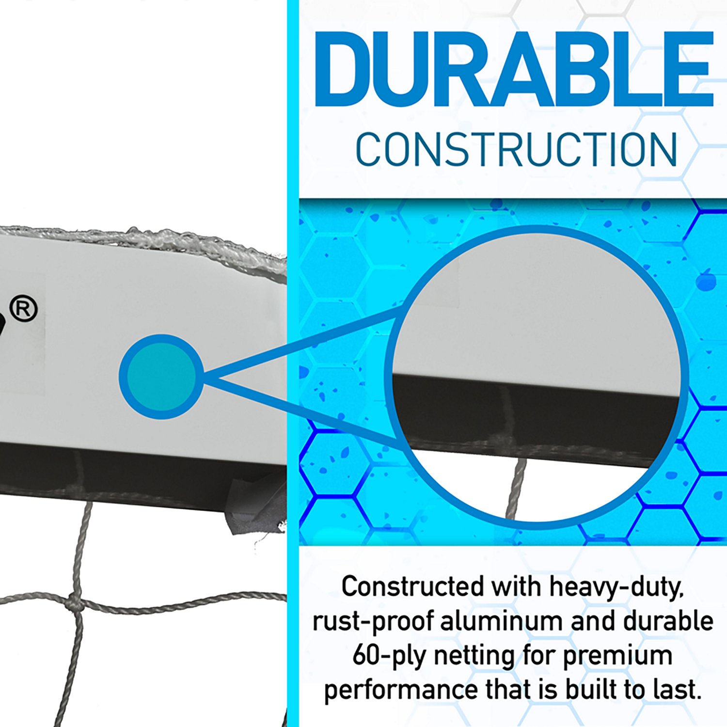 Franklin Sports Futsal 9'10" x 6'7" Soccer Goal - view number 2