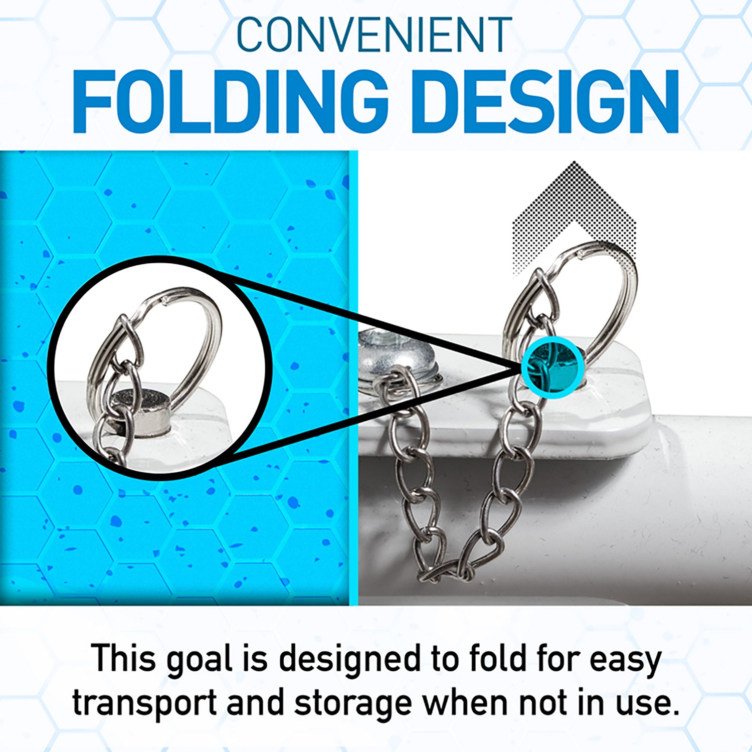 Franklin Sports Futsal 9'10" x 6'7" Soccer Goal - view number 4