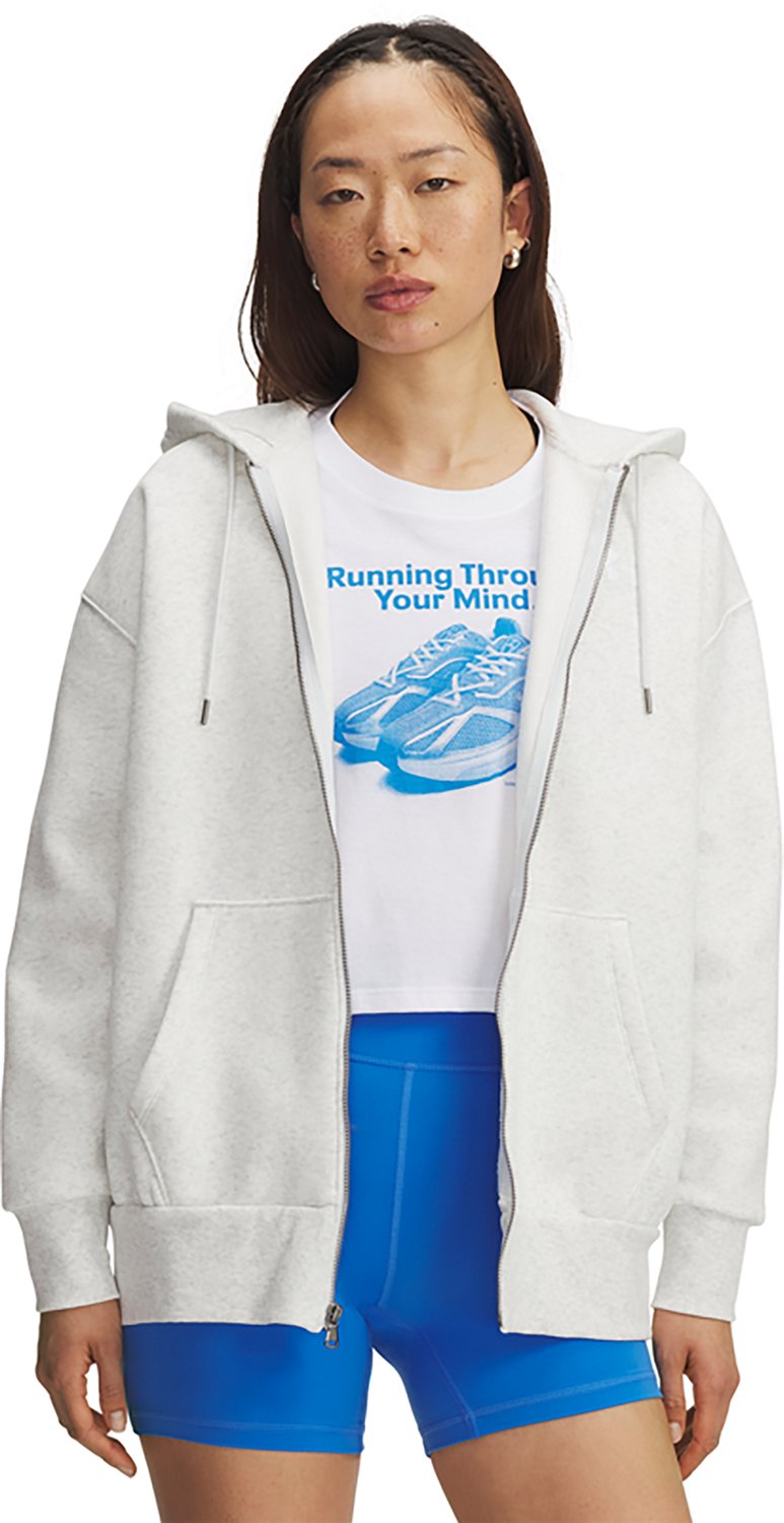 Under Armour Women's Icon Fleece Oversized Full-Zip Sweatshirt