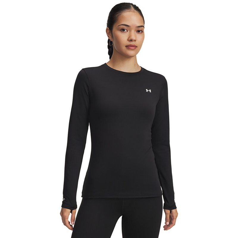 Under Armour UA Base 2.0 Long-Sleeve Baselayer Crew - Black