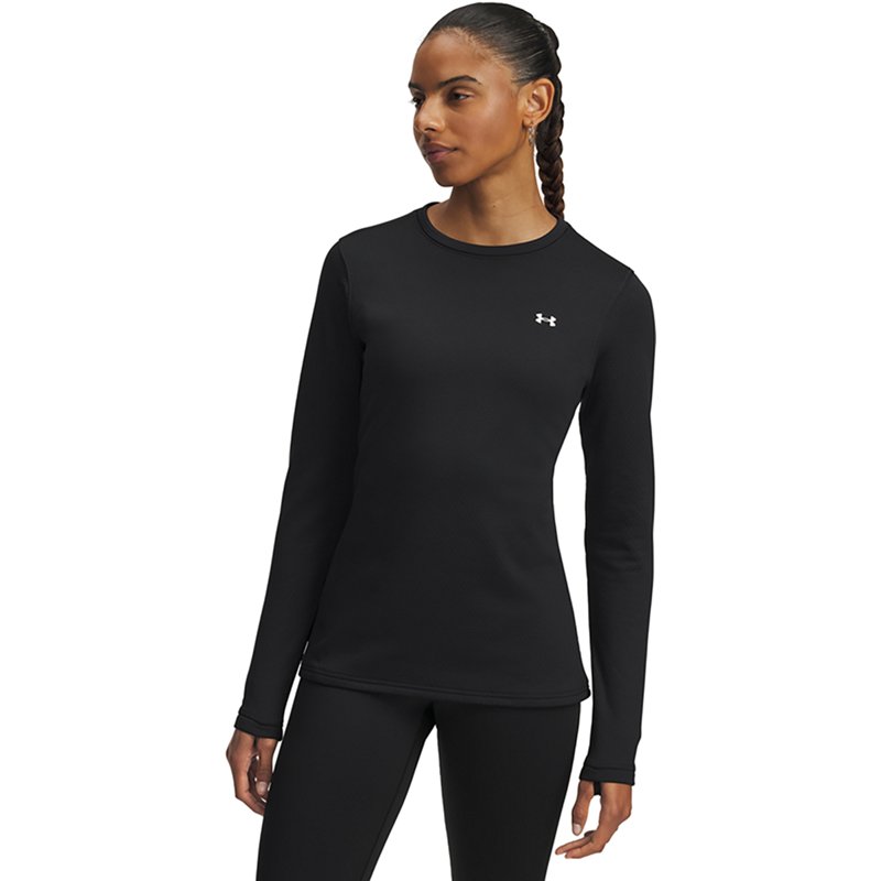 Under Armour Base 4.0 Crew-Neck Extreme Long-Sleeve Base-Layer Shirt - Black