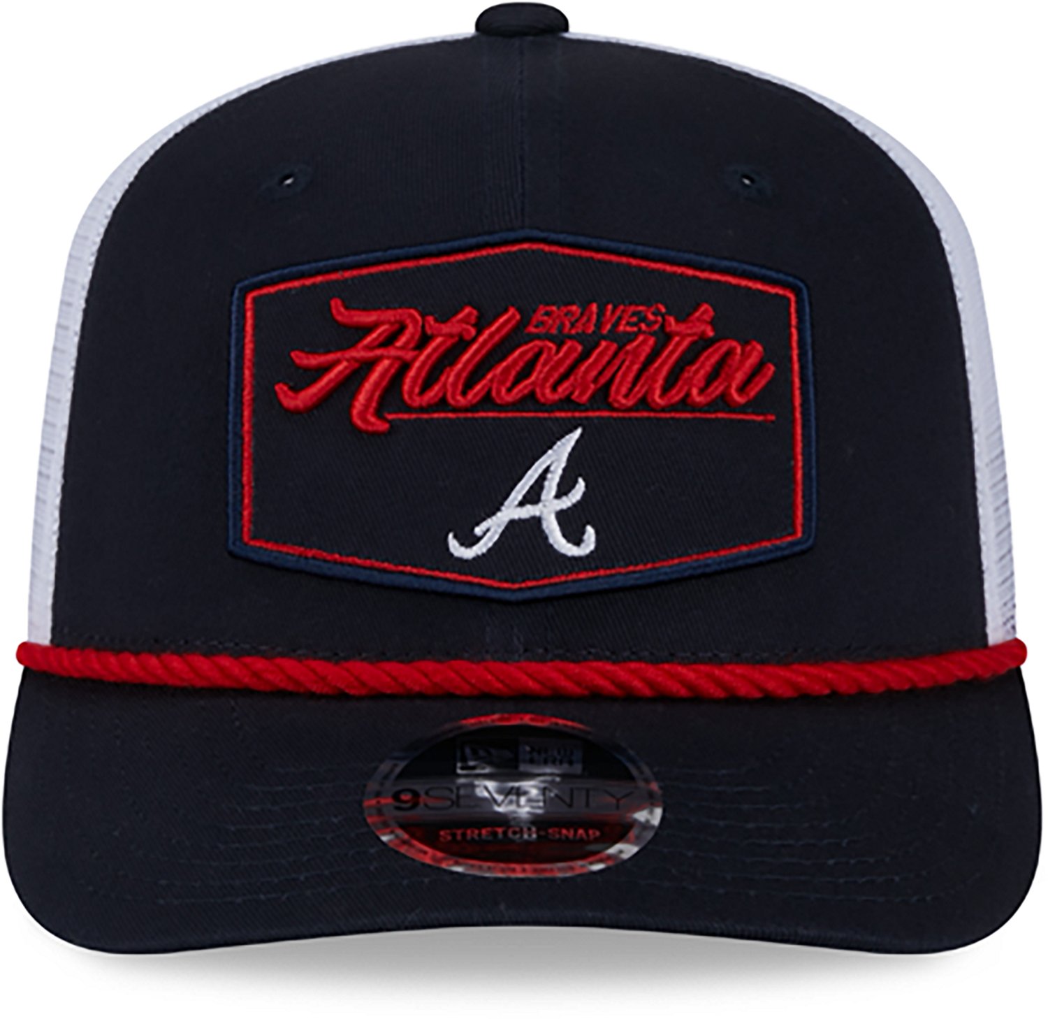 New Era Men's Atlanta Braves Cotton Braves 9SEVENTY SS Cap - view number 2