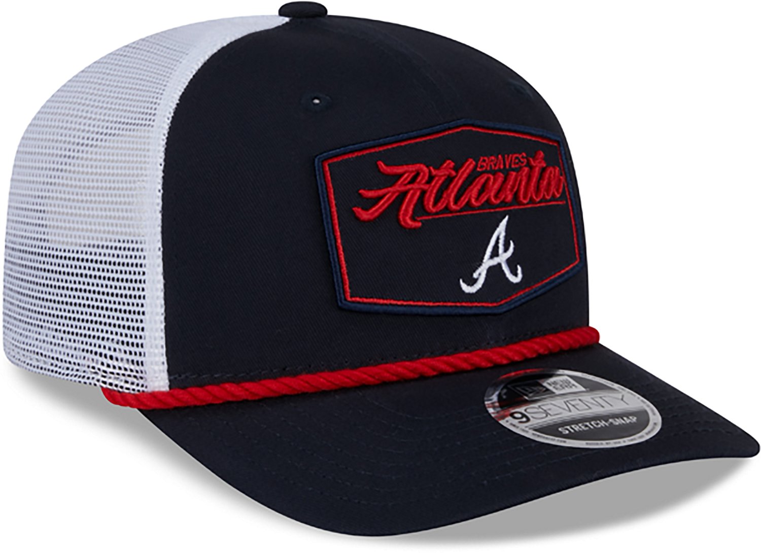 New Era Men's Atlanta Braves Cotton Braves 9SEVENTY SS Cap - view number 4