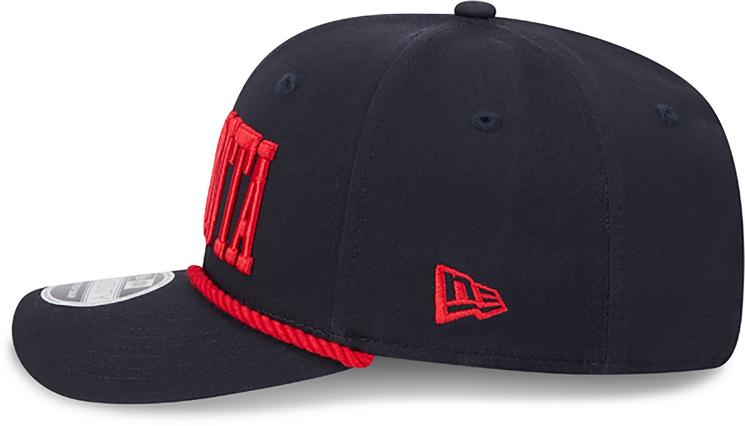 New Era Men's Atlanta Braves Cotton Wordmark 9SEVENTY SS Cap - view number 3