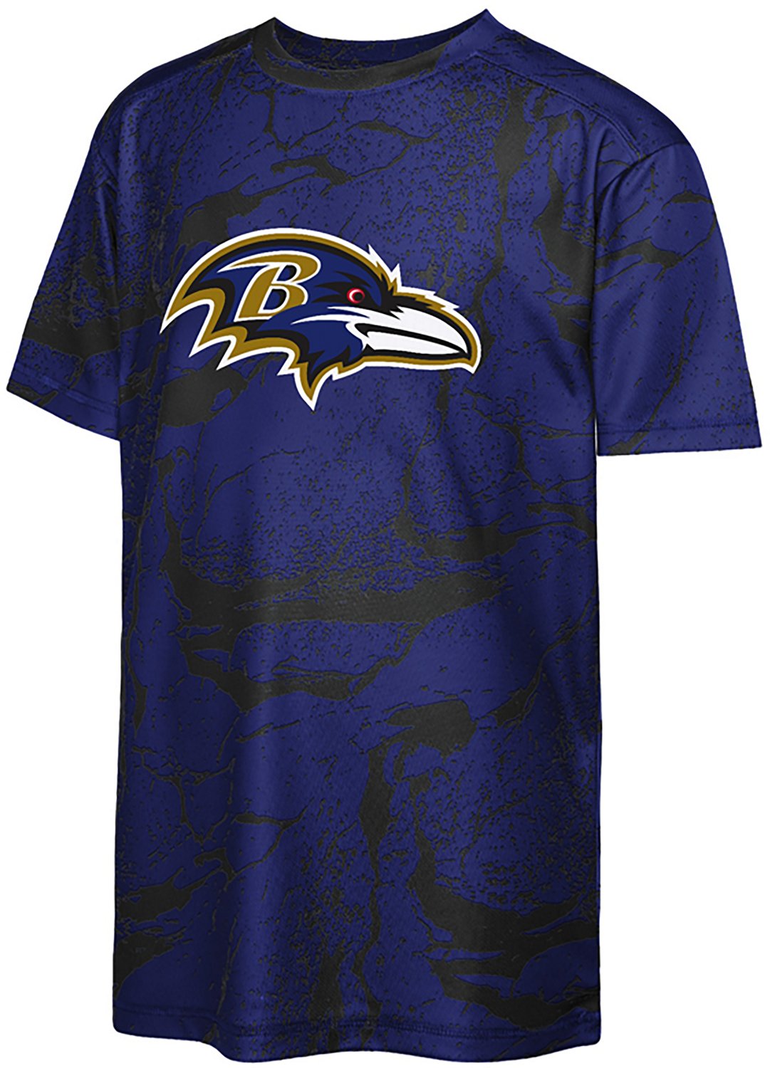 Outerstuff Youth Ravens Endzone Sublimated T-shirt - view number 2