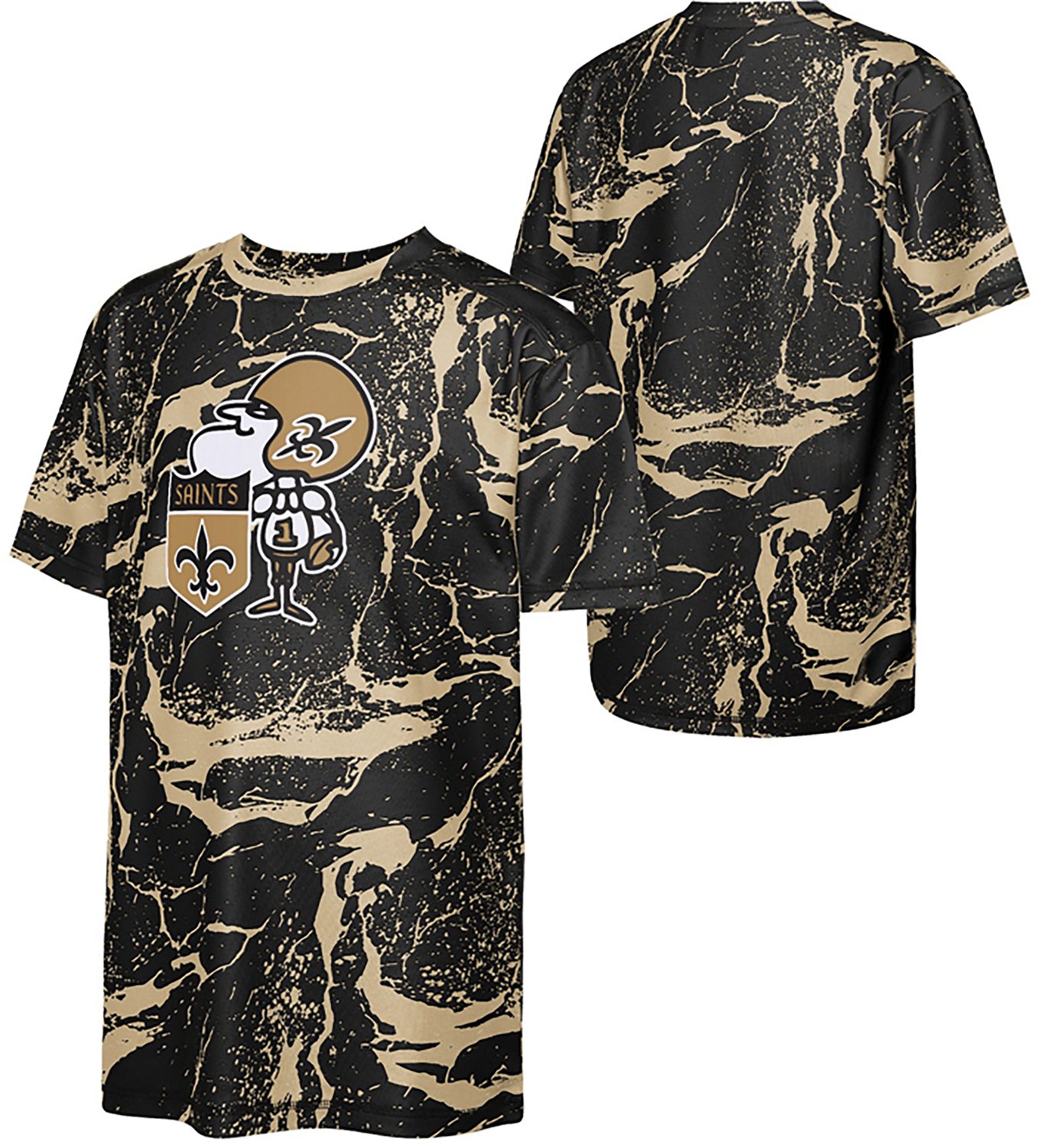 Outerstuff Youth Saints Endzone Sublimated T-shirt - view number 1