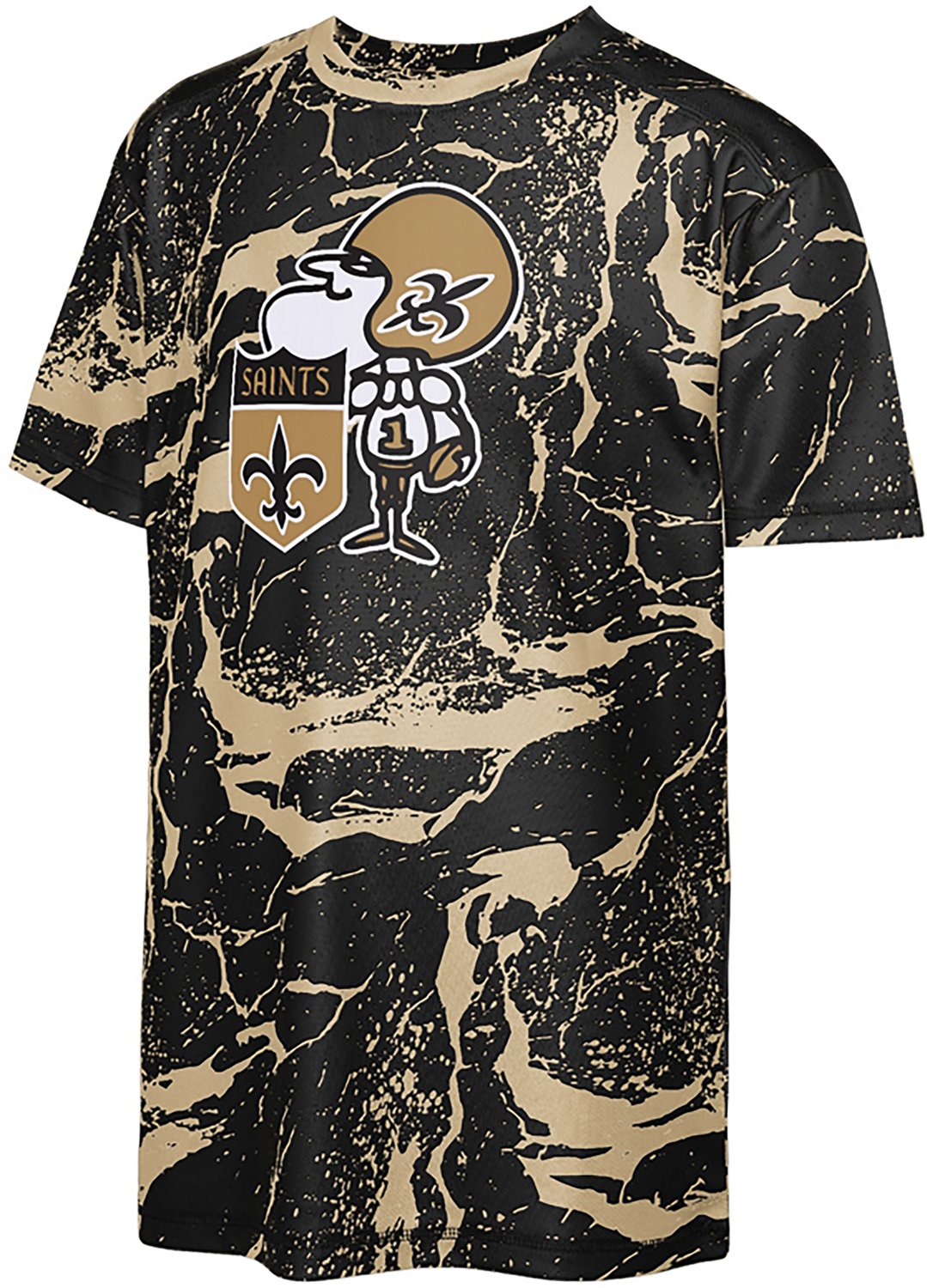 Outerstuff Youth Saints Endzone Sublimated T-shirt - view number 2