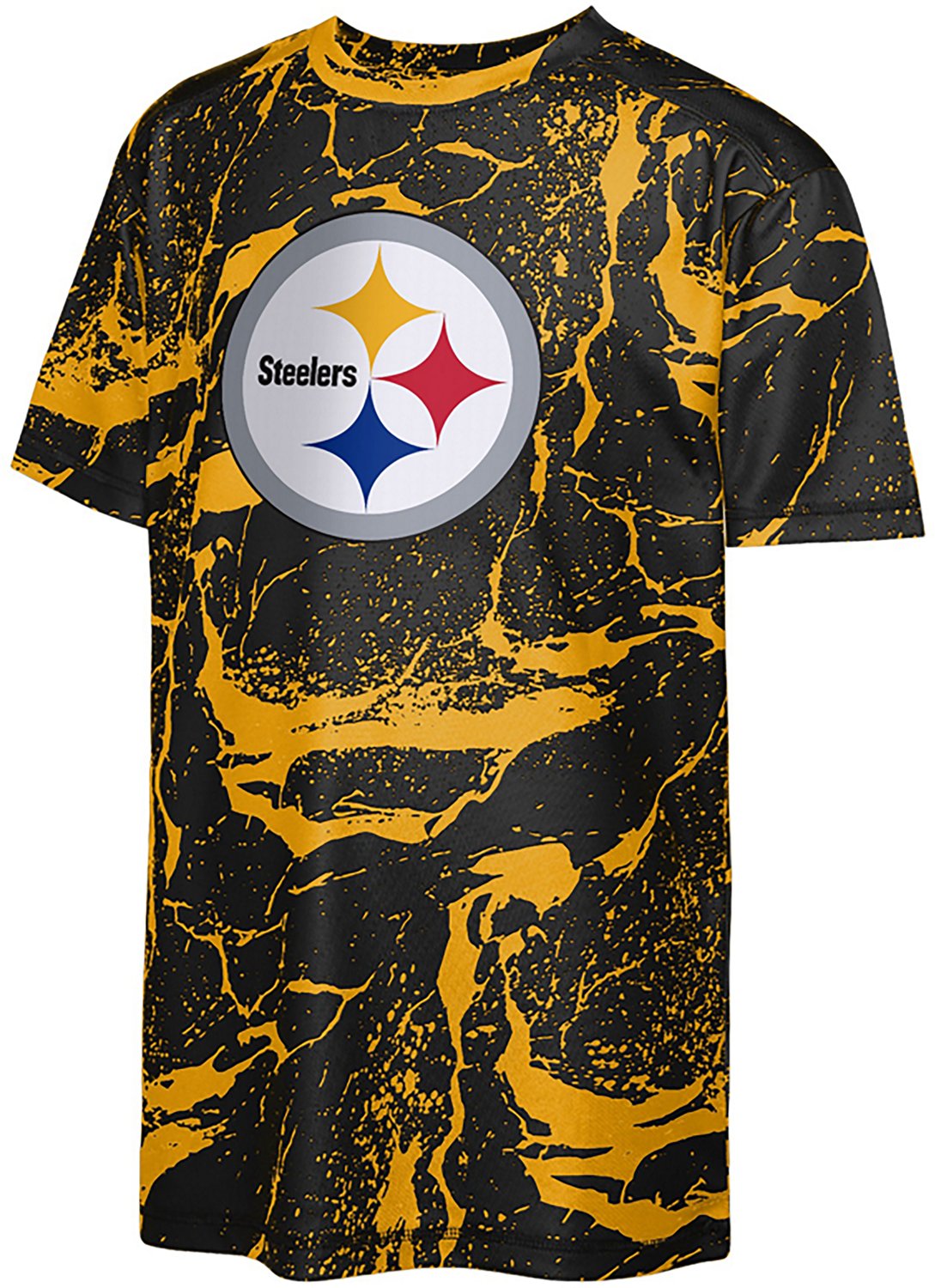 Outerstuff Youth Steelers Endzone Sublimated T-shirt - view number 2