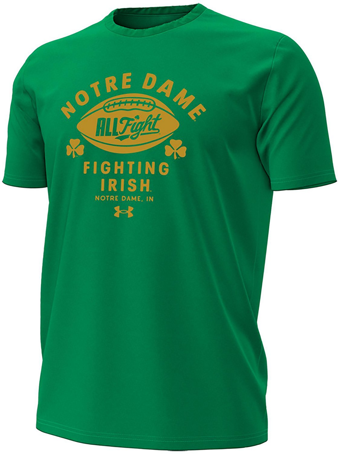 Under Armour Men's University of Notre Dame Fighting Irish All Fight Football Rival Fleece Crew