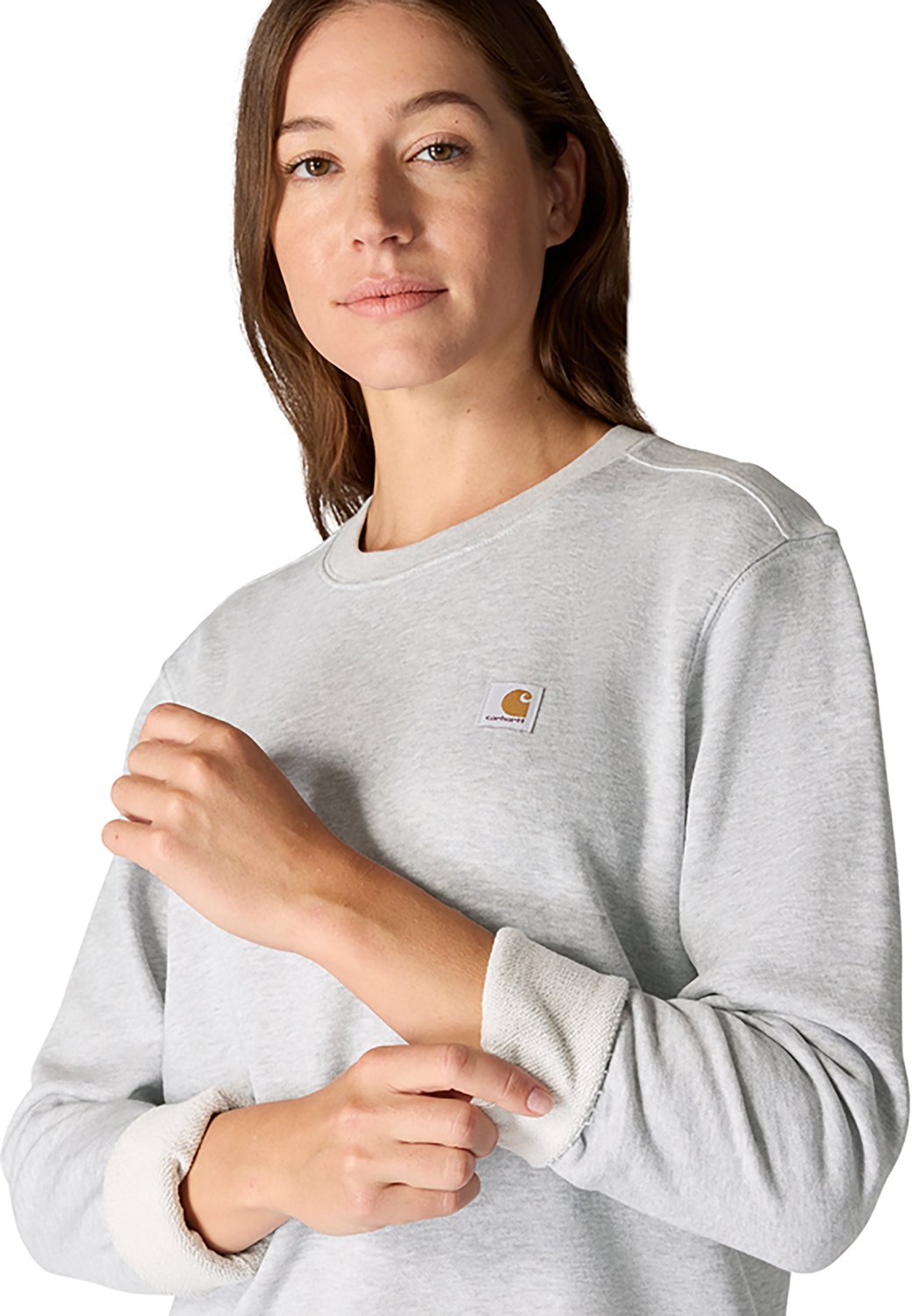 Carhartt Women's Relaxed Fit Midweight French Terry Crew Neck Sweatshirt - view number 4