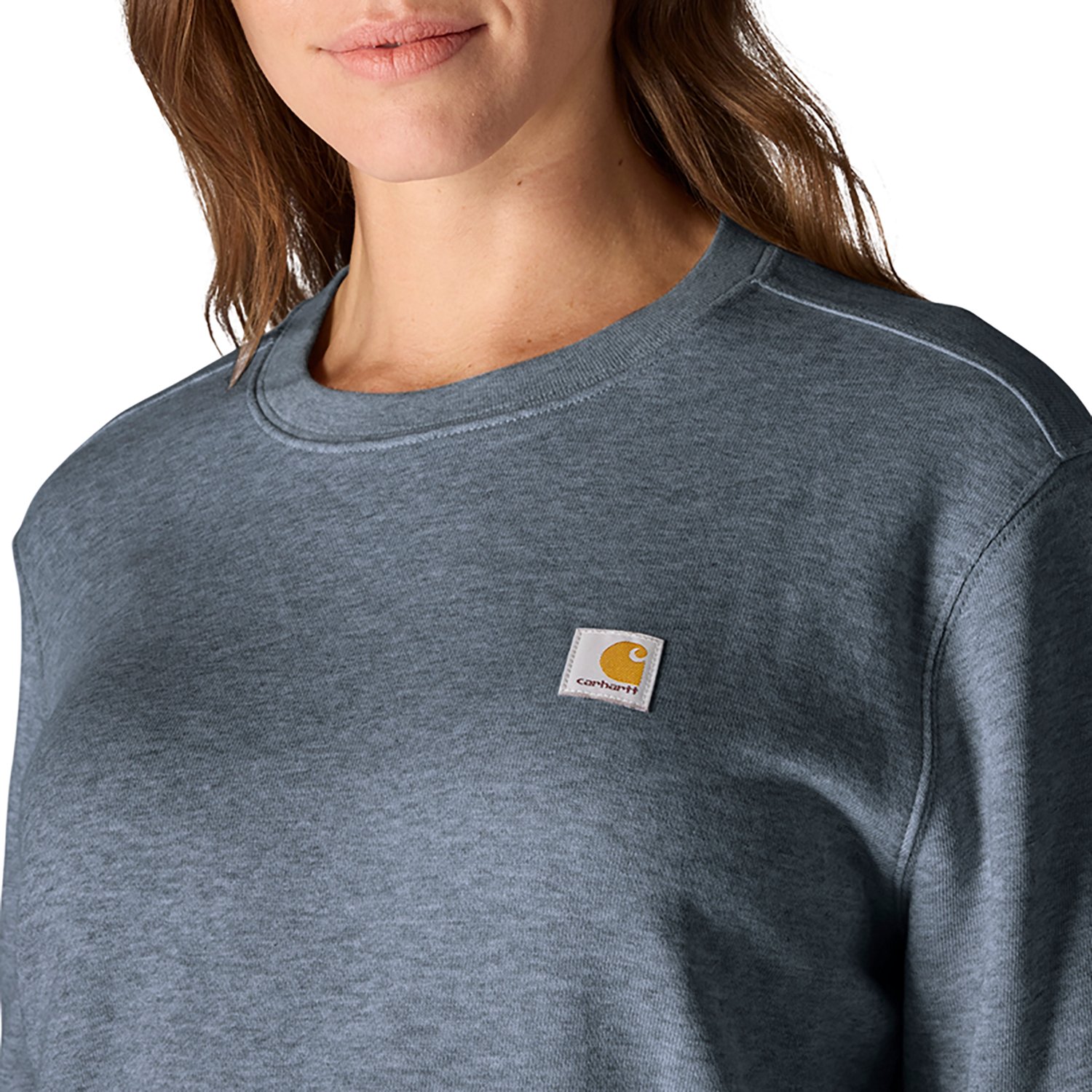 Carhartt Women's Relaxed Fit Midweight French Terry Crew Neck Sweatshirt - view number 3