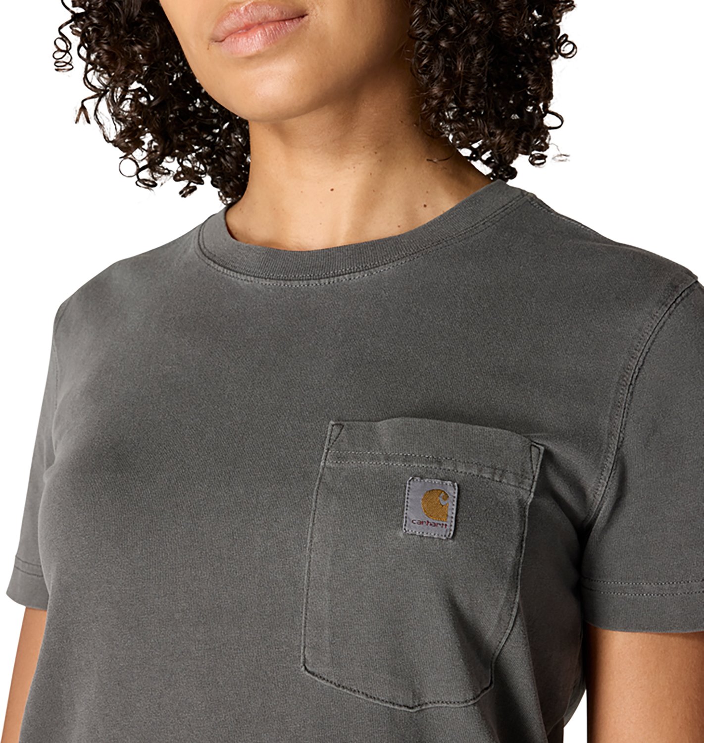 Carhartt Women's Short Sleeve Garment Dye Pocket T-shirt                                                                         - view number 4