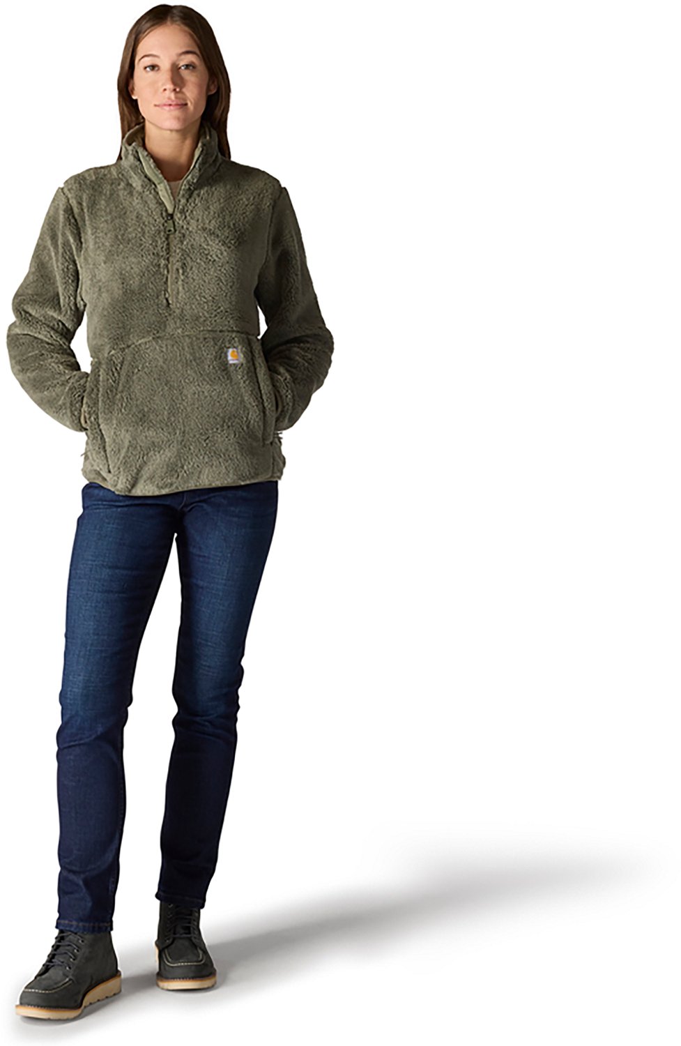 Carhartt Women's Loose Fit Fleece Pullover                                                                                       - view number 4